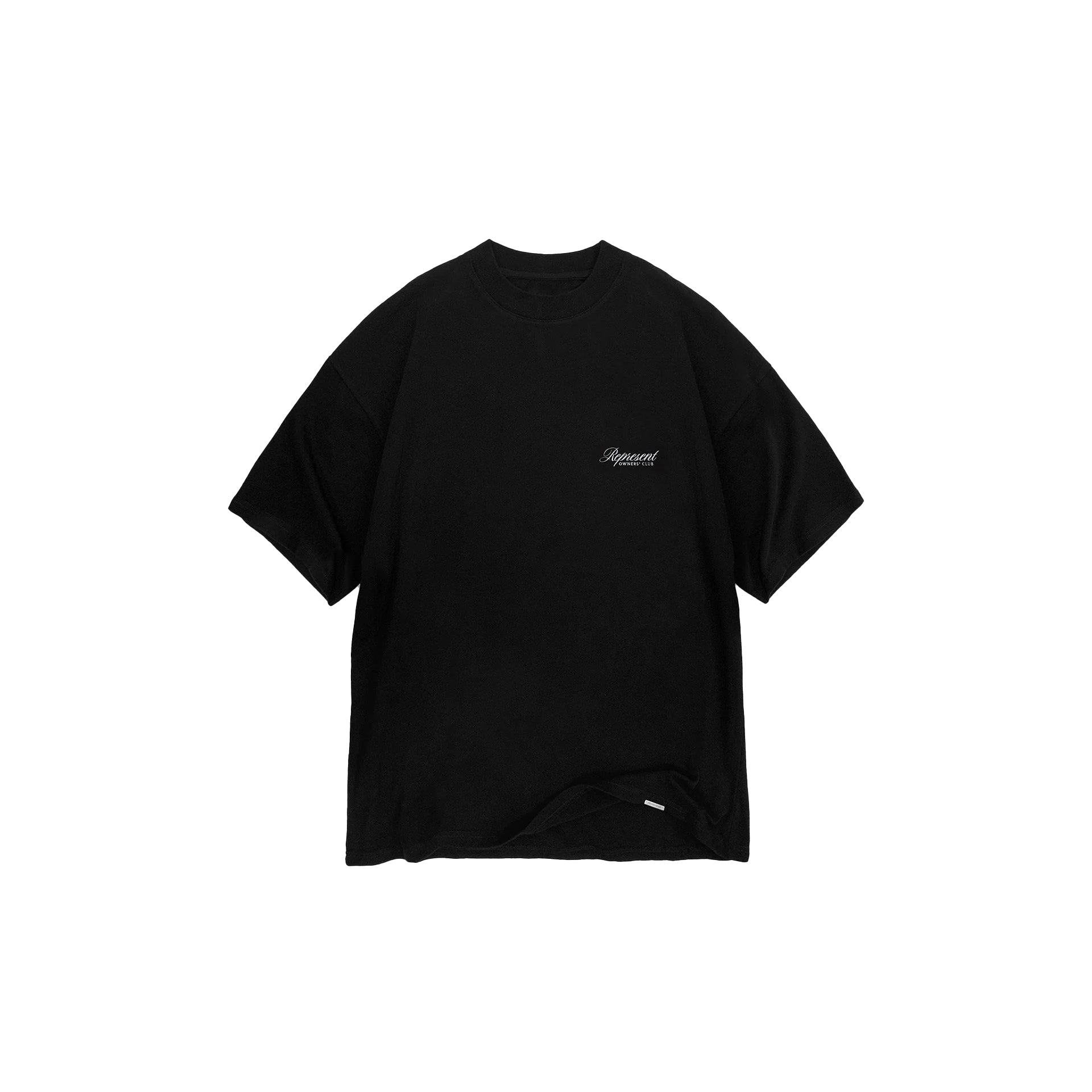 REPRESENT Owners Club Script T-Shirt Black