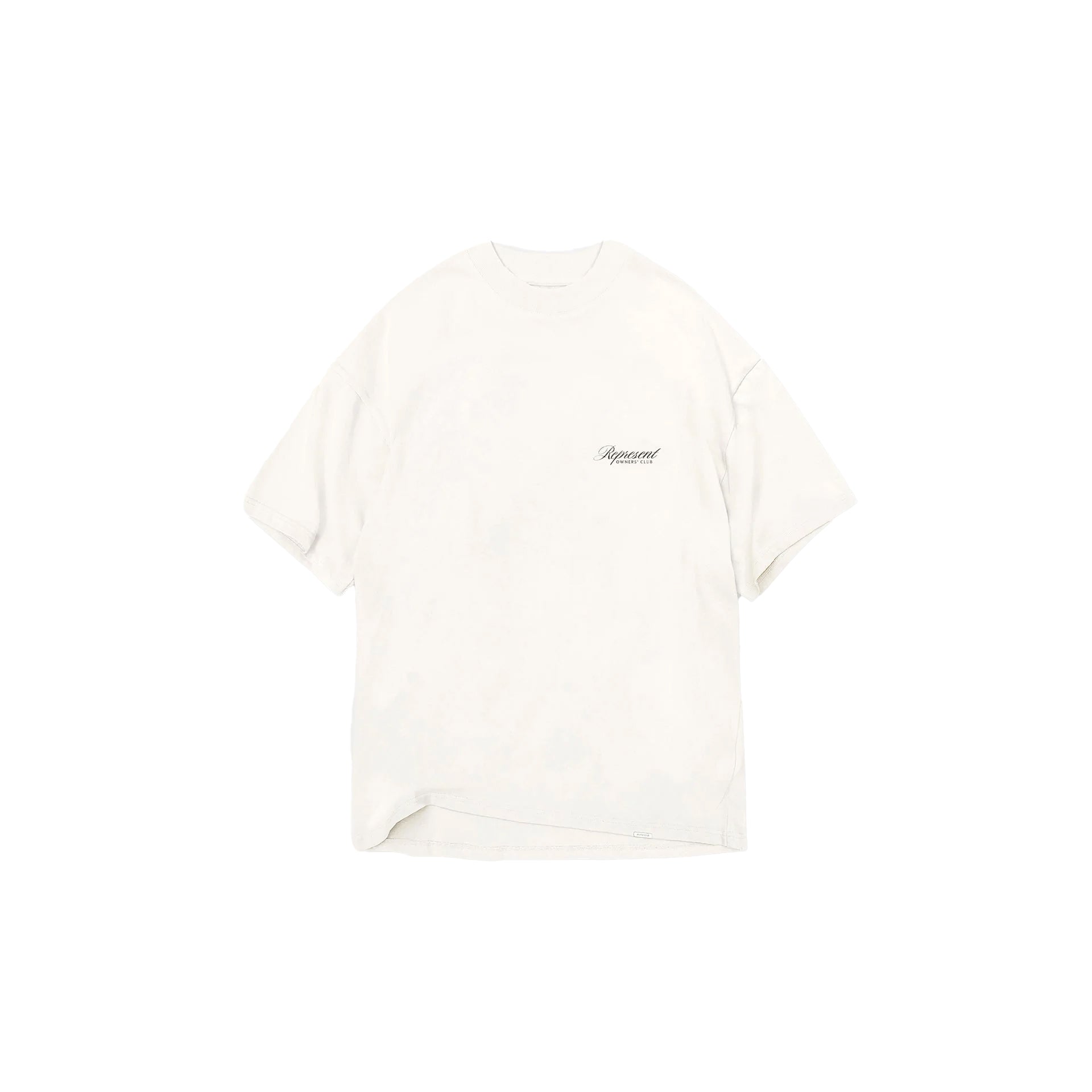 REPRESENT Owners Club Script T-Shirt White