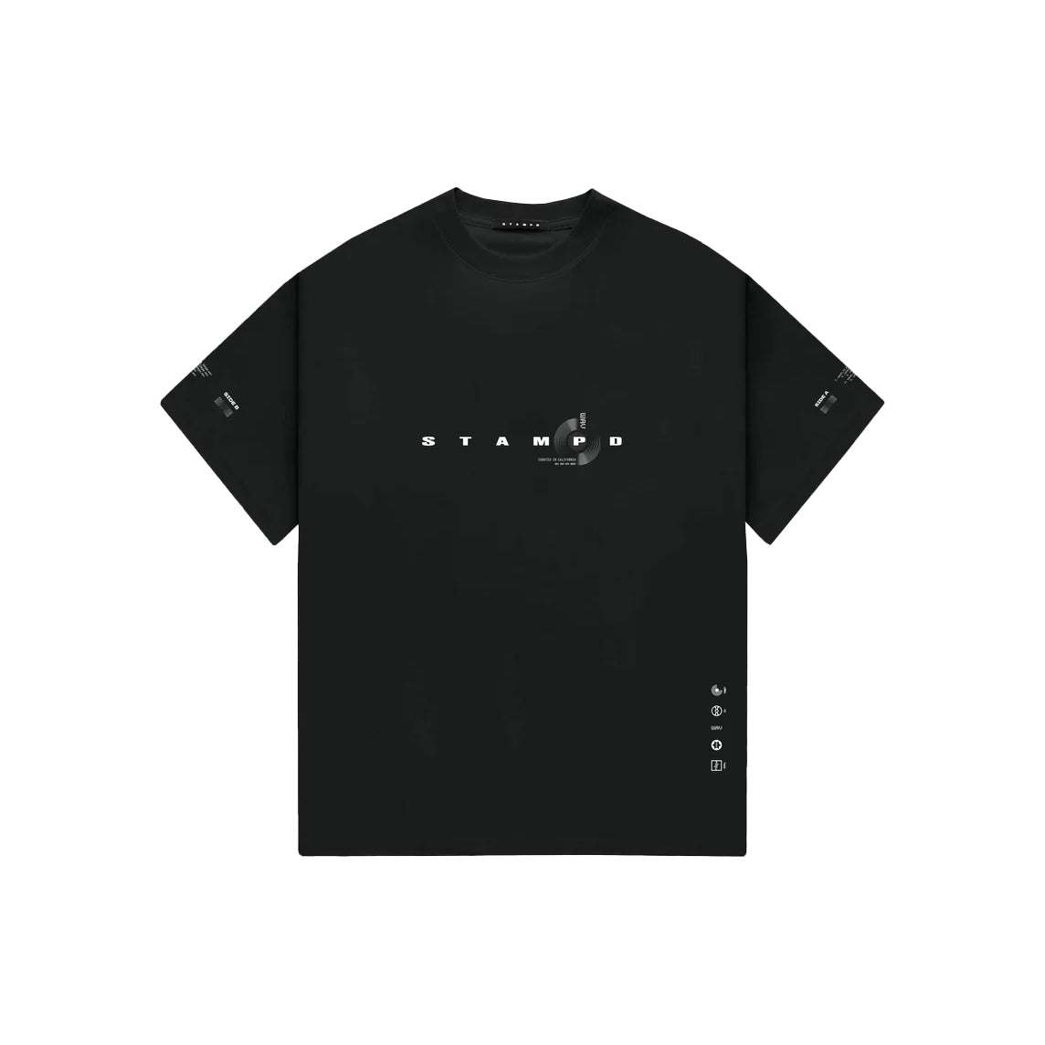 STAMPD Sound System Relaxed Tee Black