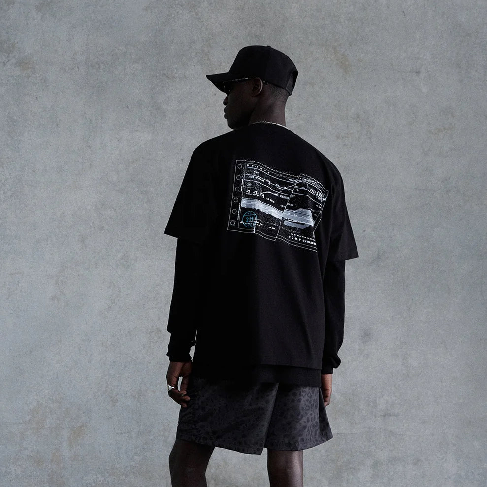 STAMPD Transit Ticket Relaxed Tee Black