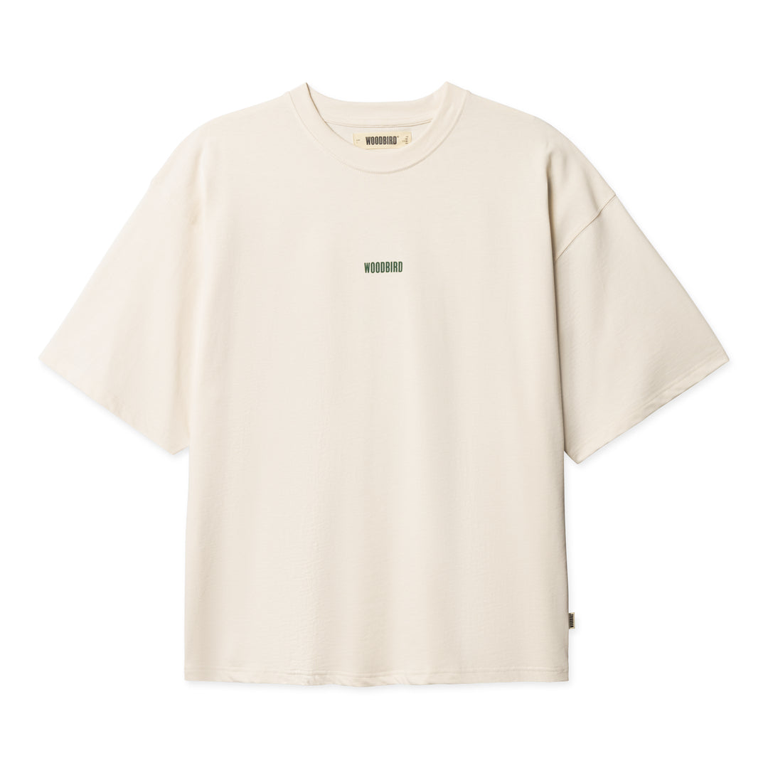 Woodbird BEAM LION Tee Off White