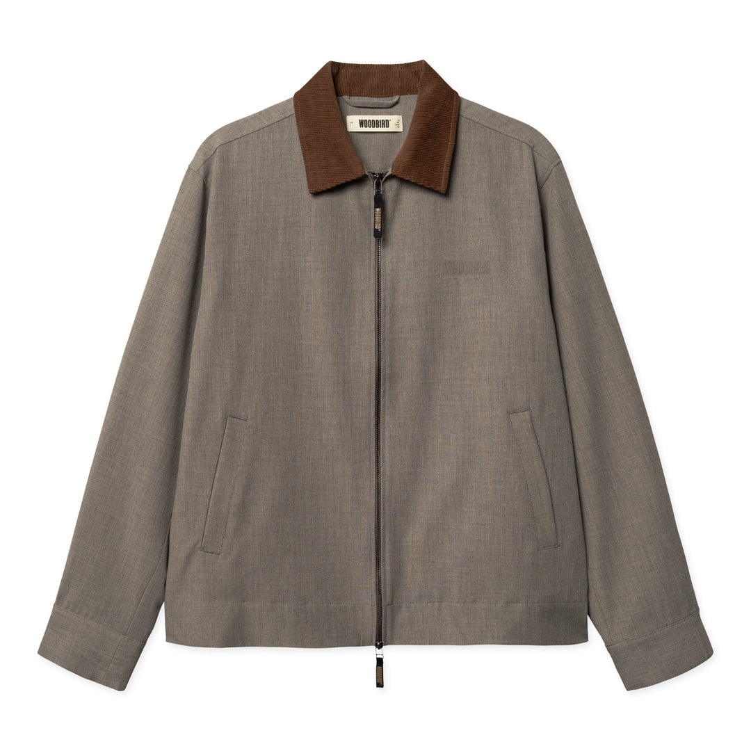 Woodbird PON GUAN Work Jacket Sand Melange