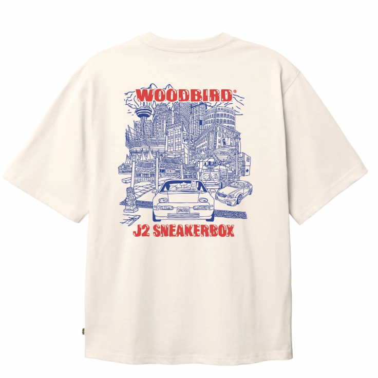 WOODBIRD x SNKRBX VANCOUVER Tee Off White