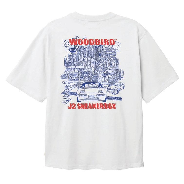 WOODBIRD x SNKRBX VANCOUVER Tee White