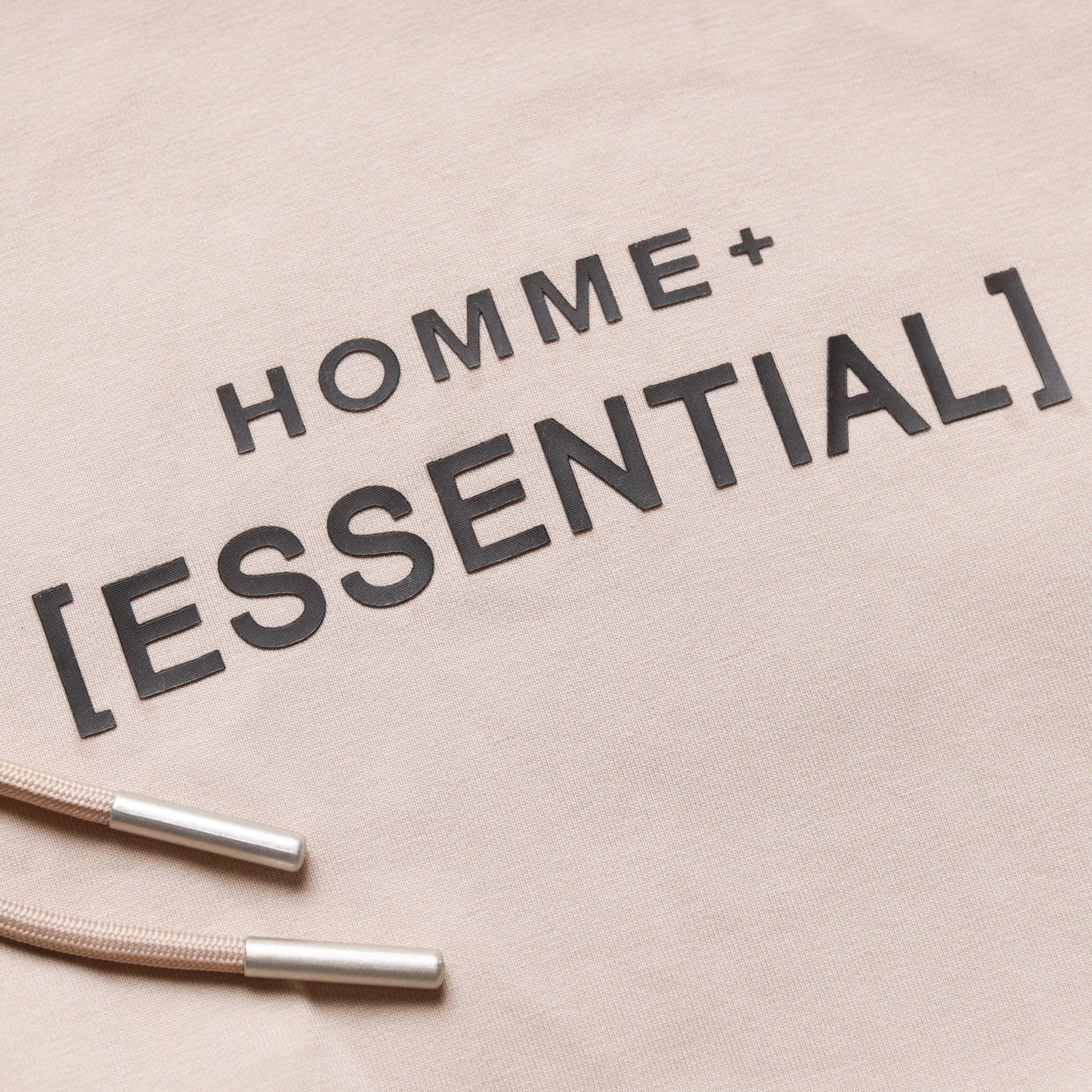 HOMME+ Lightweight 'ESSENTIAL' Hoodie Cashmere