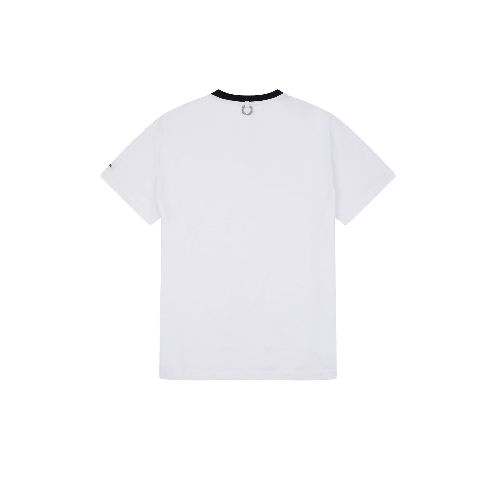 Fred Perry x Raf Simons Contrast Rib Slim Fit T-Shirt White
