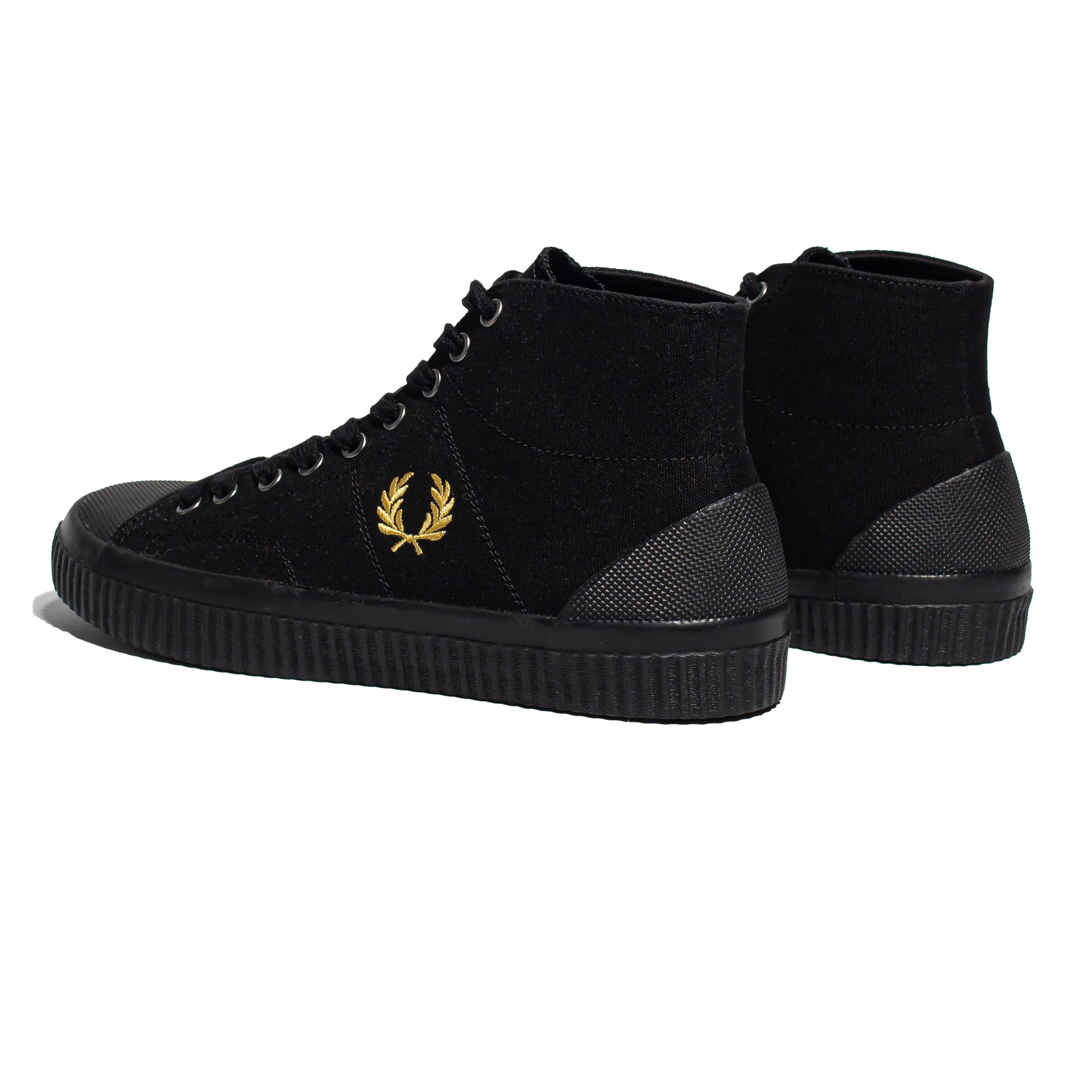 Fred Perry Hughes Mid Canvas Black