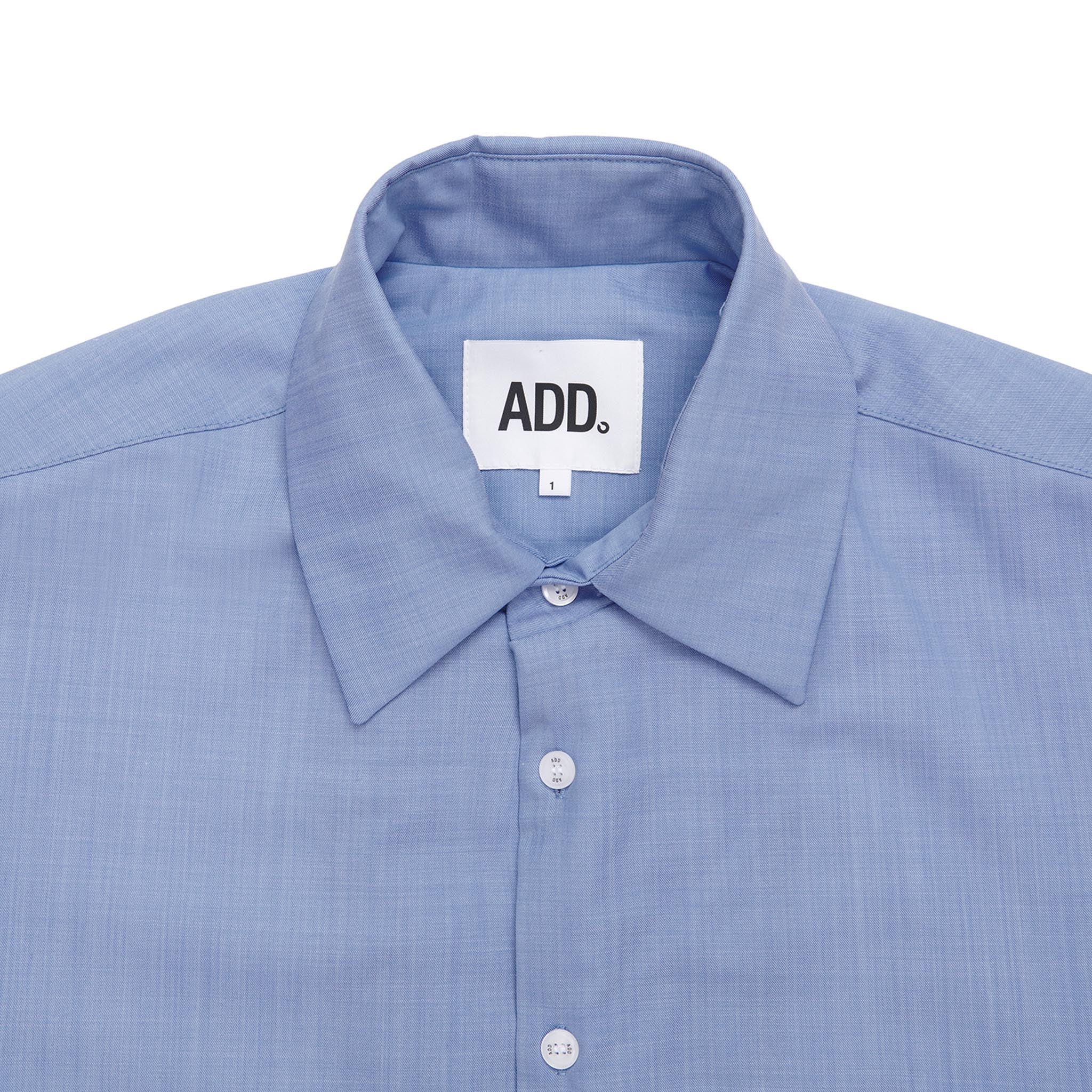 ADD Soft Padding Avantgarde Shirt Jacket Powder Blue