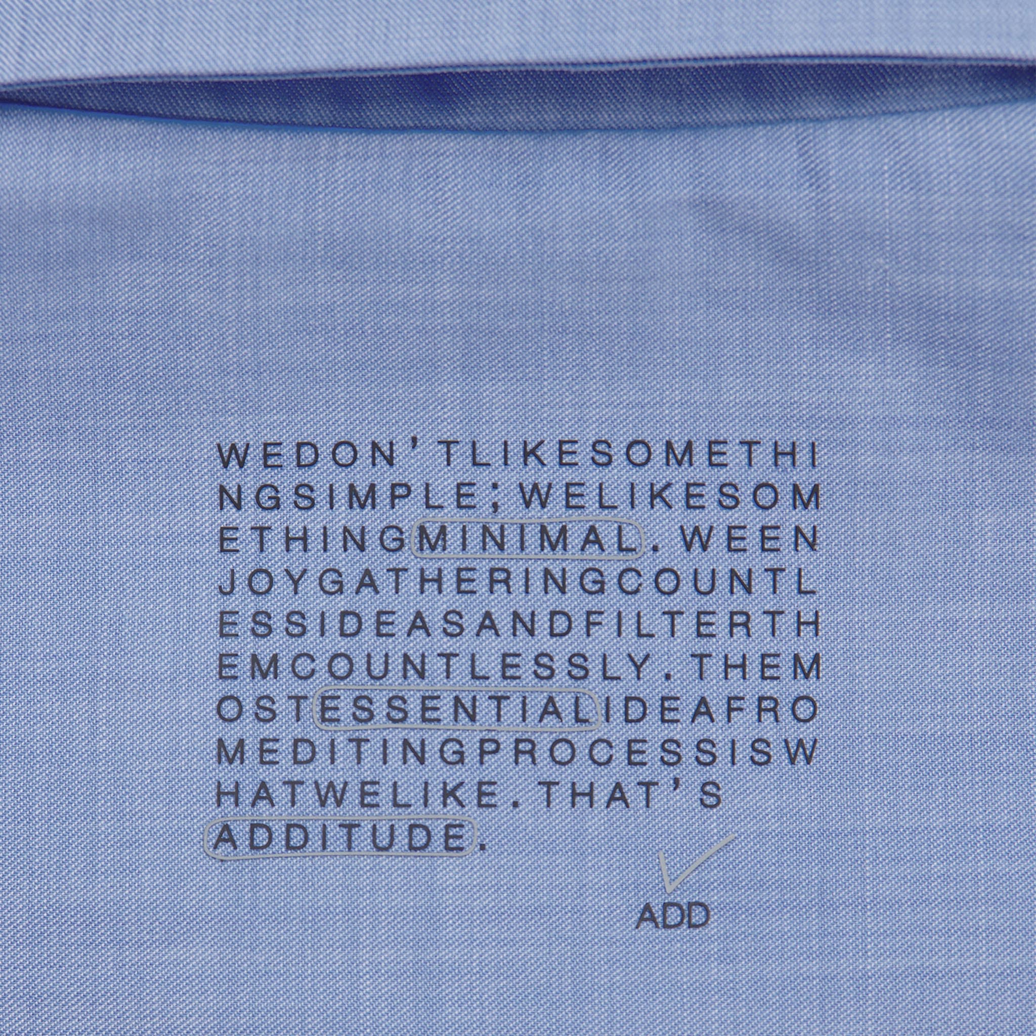 ADD Soft Padding Avantgarde Shirt Jacket Powder Blue