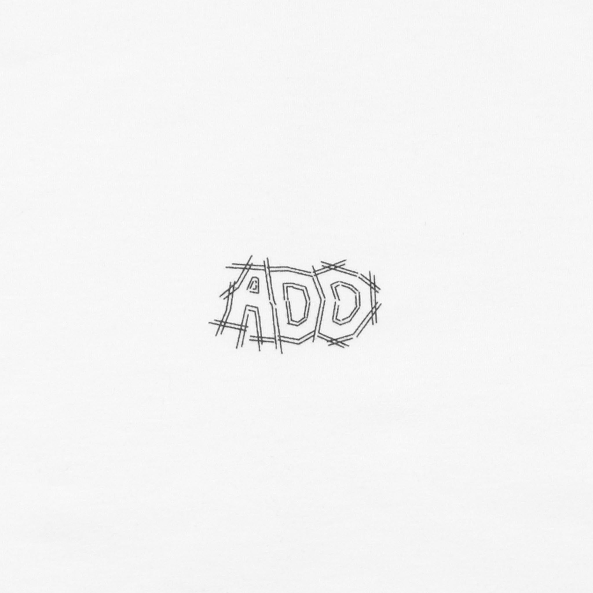 ADD Avantgarde Logo Mockneck Tee White