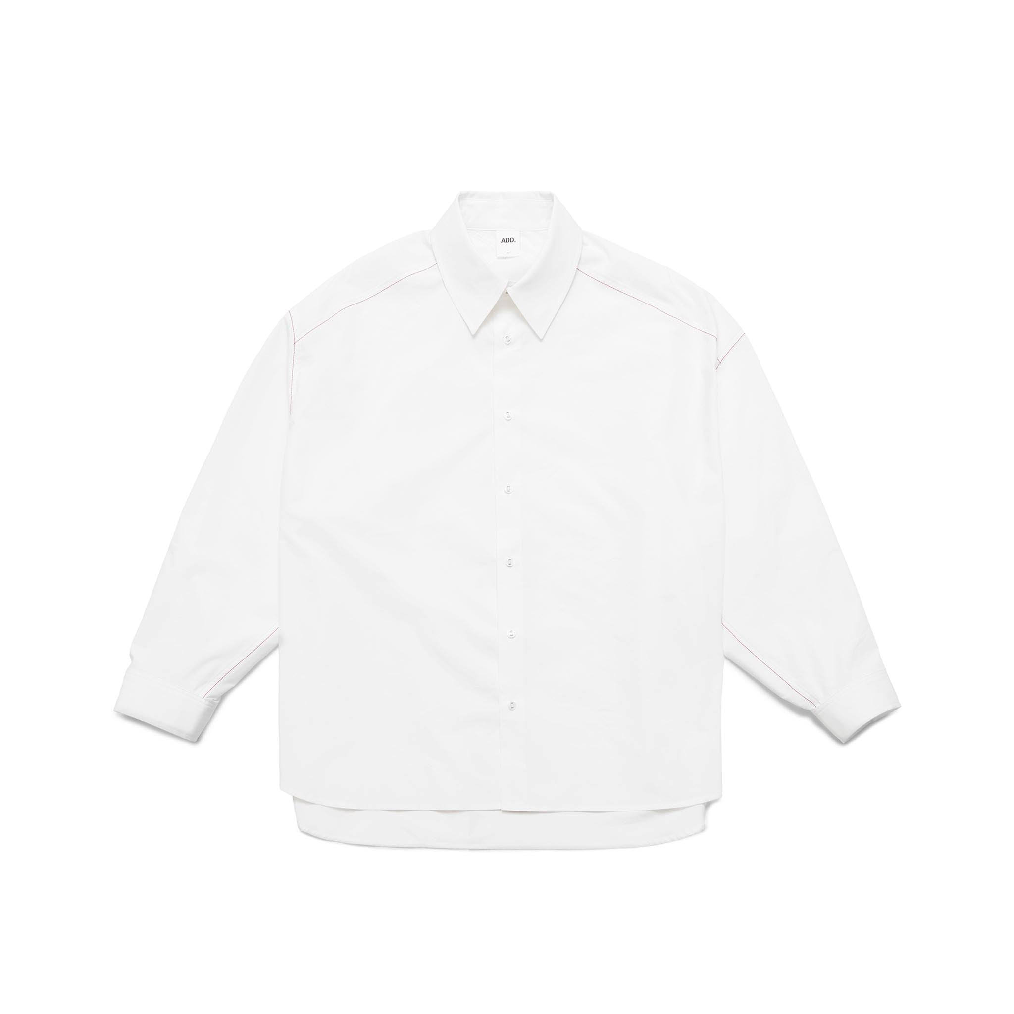 ADD Cutout Stitch Avantgarde Shirt White
