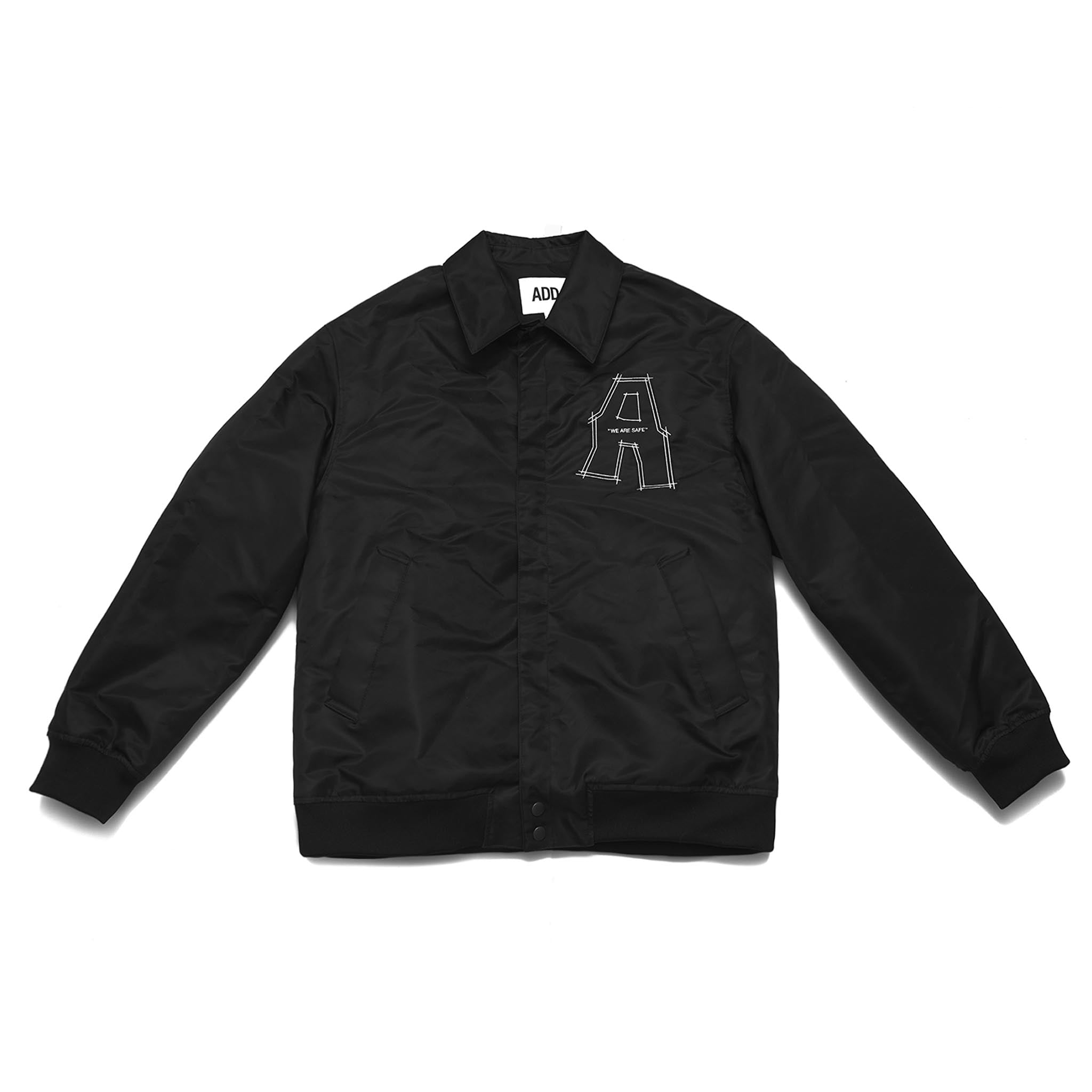 ADD Signal Varsity Jacket Black