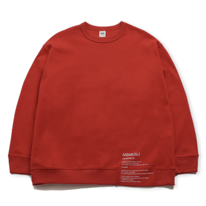 ADD Additude No.3 Sweatshirt Red