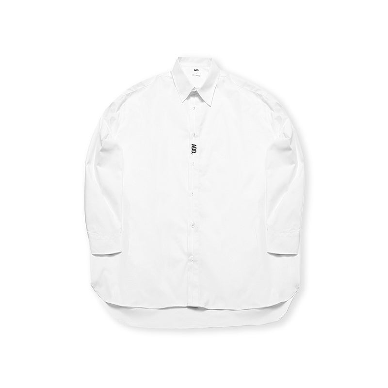 ADD Folded Placket Shirt White