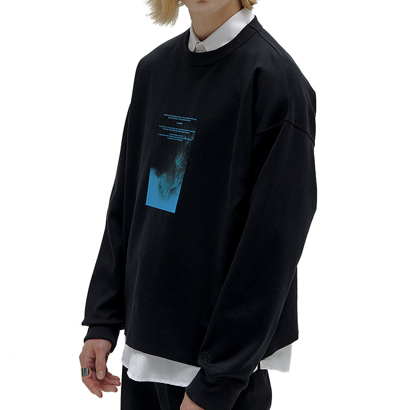 ADD Watercolor Sweatshirt Black
