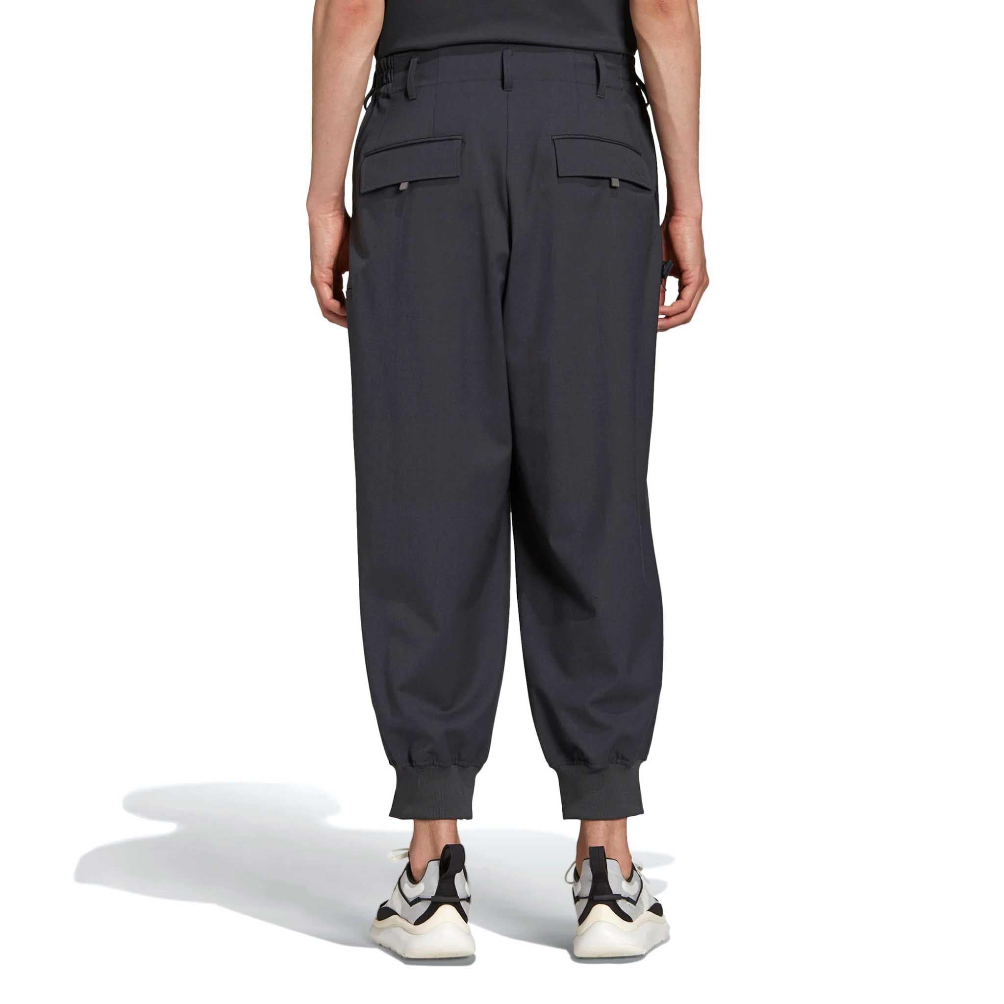 ADIDAS Y-3 Classic Refined Wool Cuff Pants Black