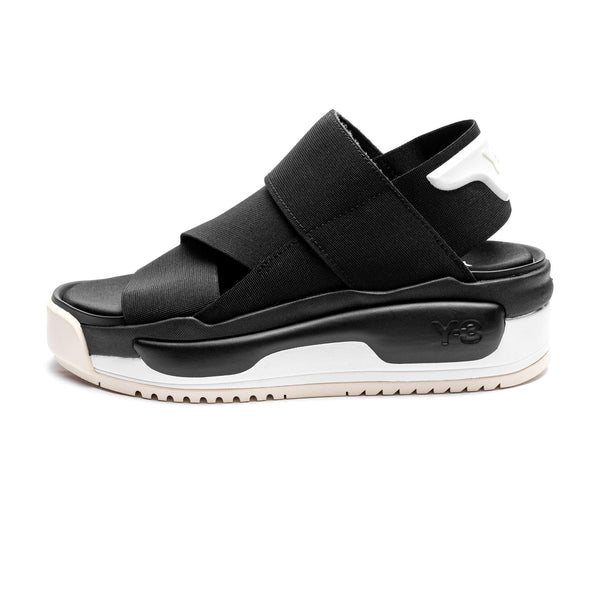 ADIDAS Y-3 Hokori Sandal Black/White | SNEAKERBOX