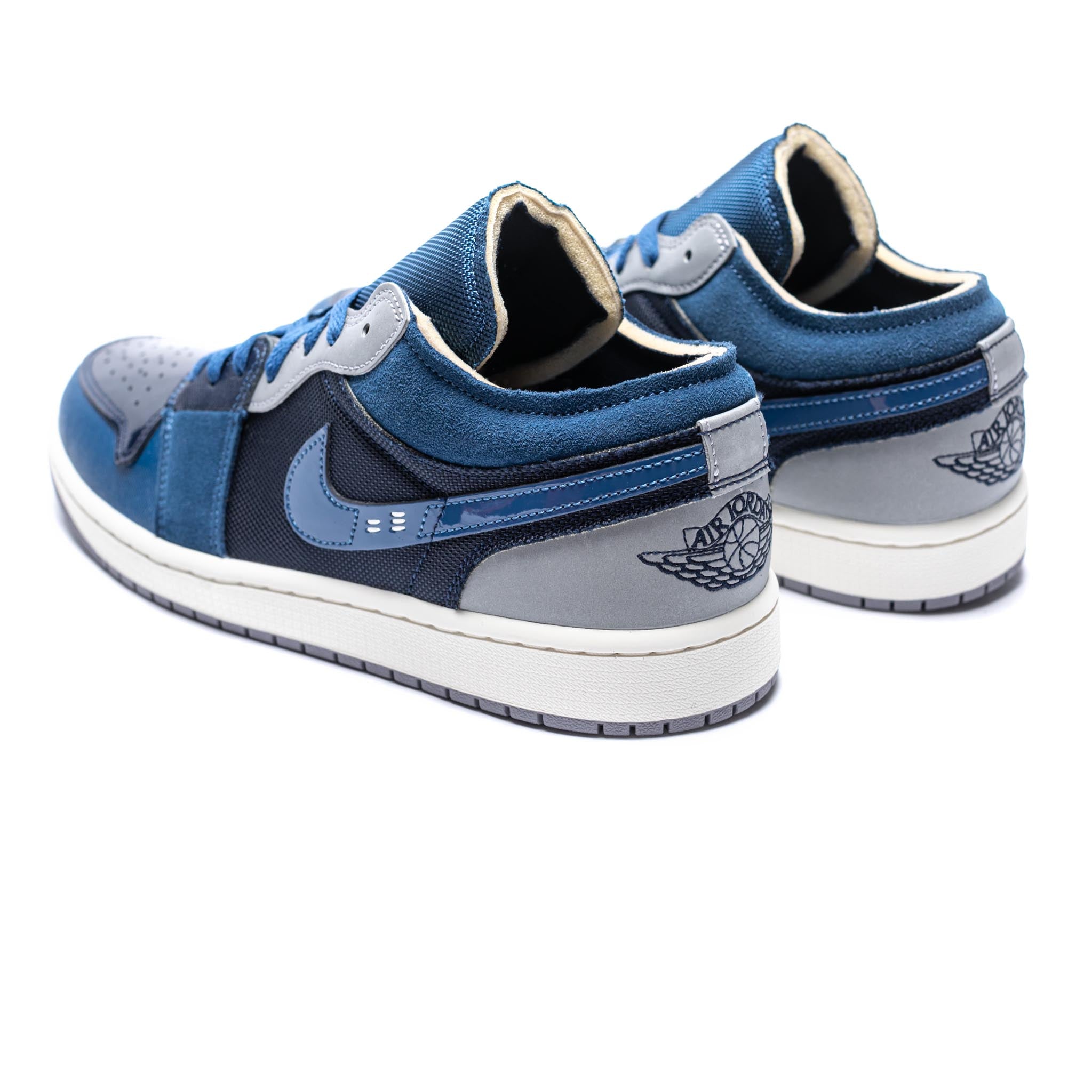 Air Jordan 1 Low SE Craft 'Inside Out' Obsidian/French Blue
