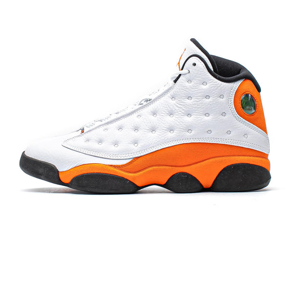 orange and black jordan 13s