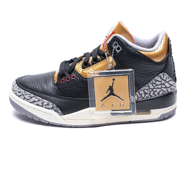 Air Jordan 3 Retro 閳ユイack Gold