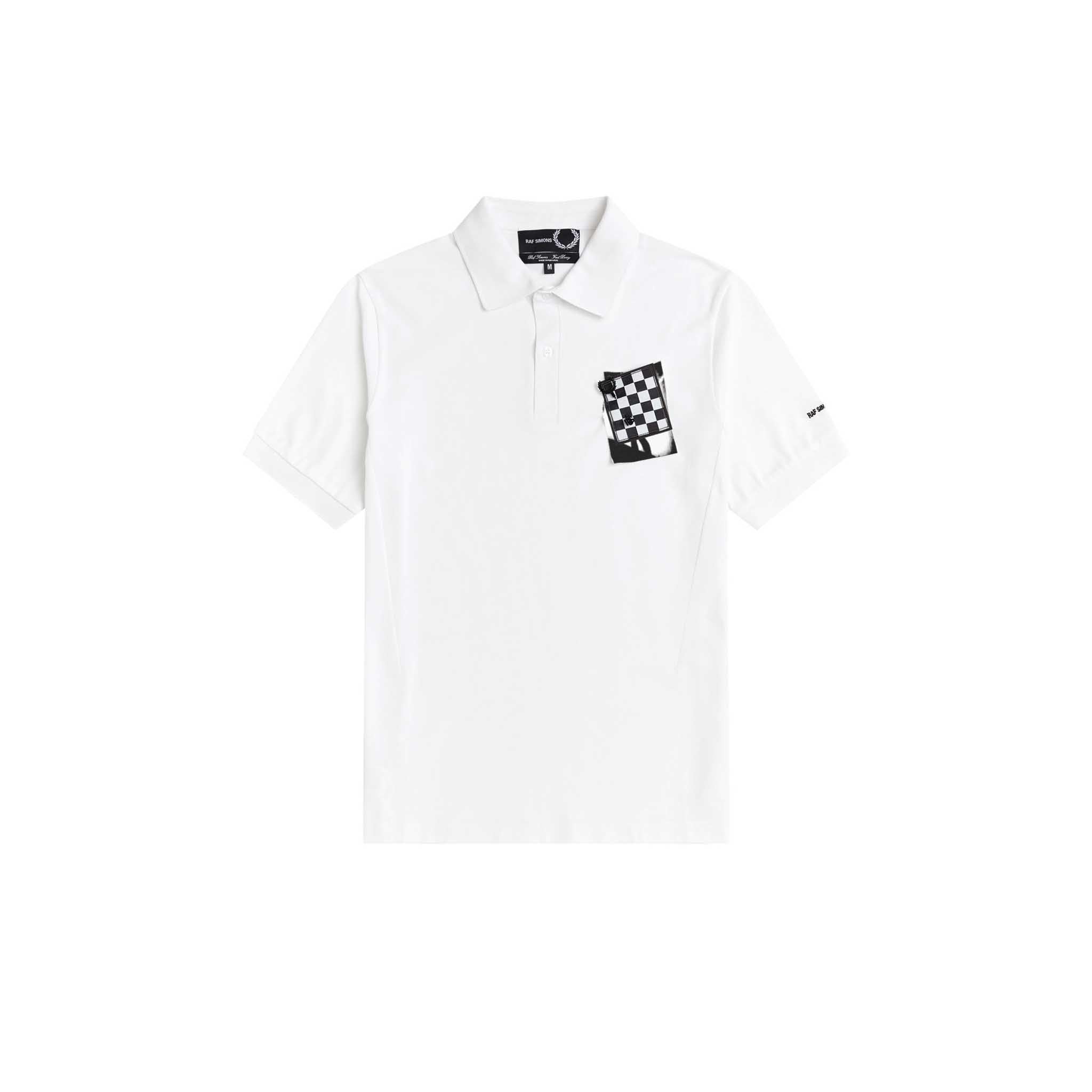 Fred Perry x Raf Simons Chest Patch Polo shirt White