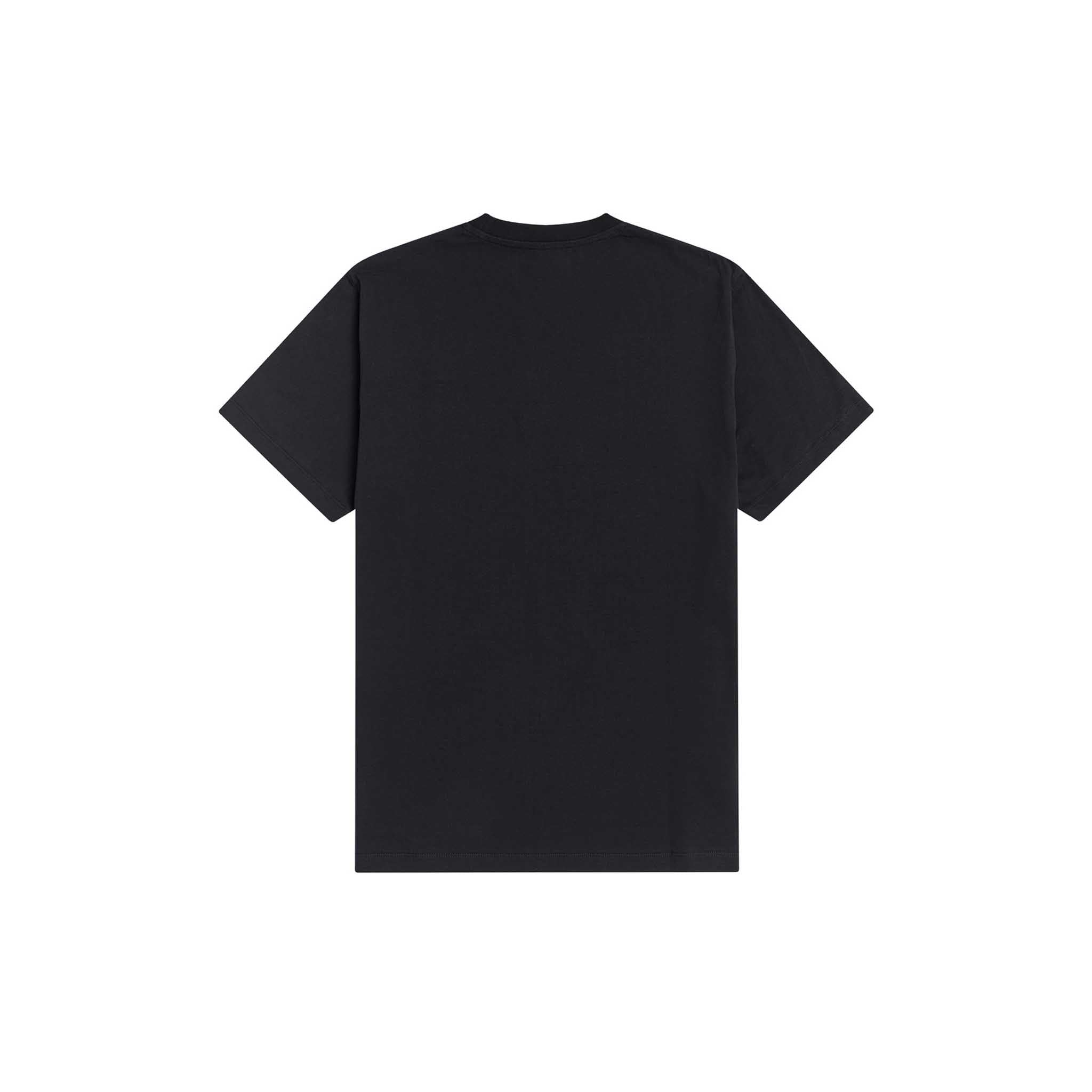 Fred Perry x Raf Simons Laurel Detail T-Shirt Black