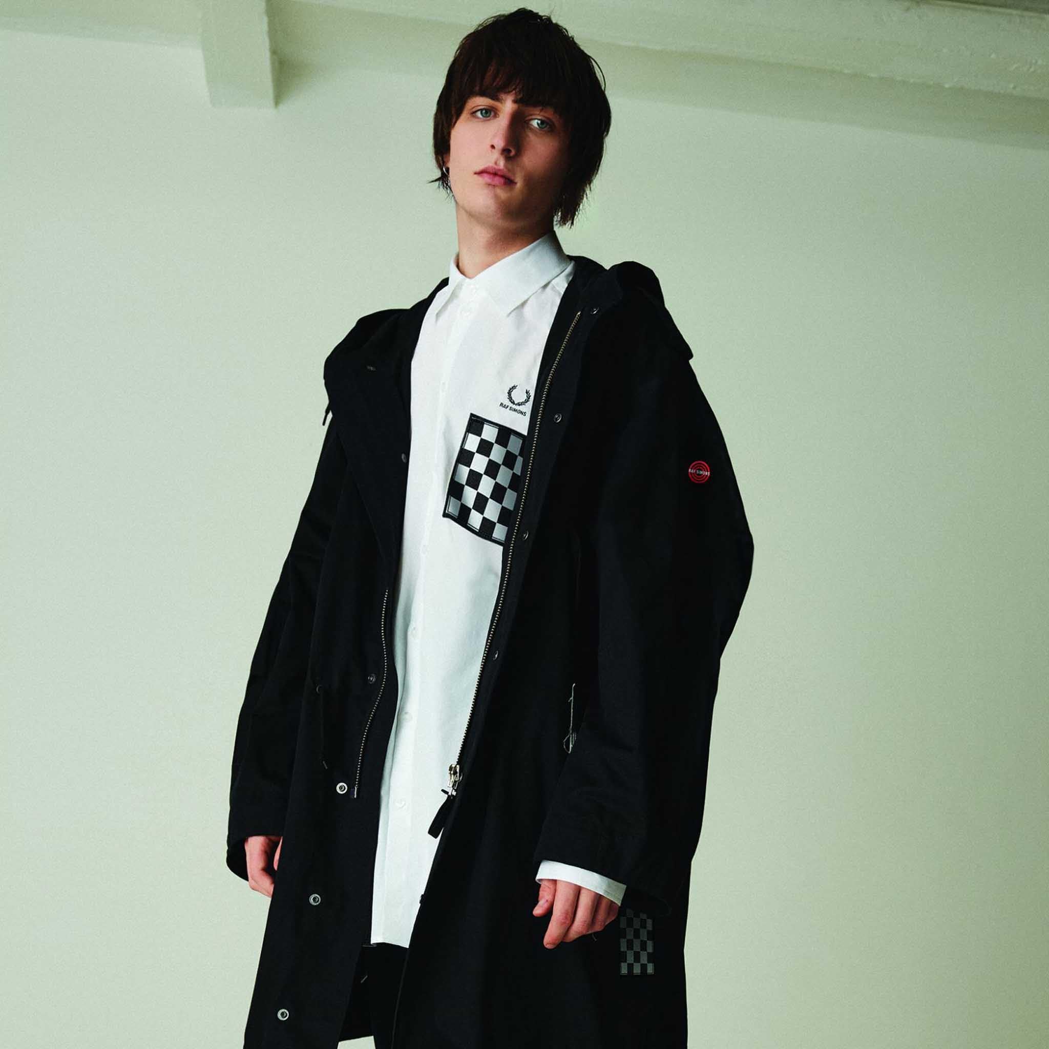 Fred Perry x Raf Simons Unlined Parka Black