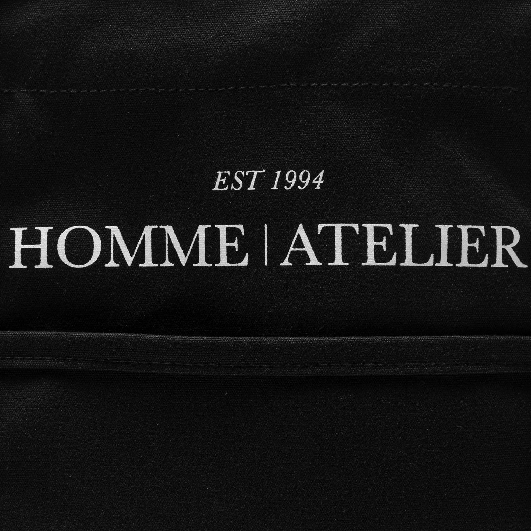 HOMME+ Homme/Atelier Canvas Tote Black