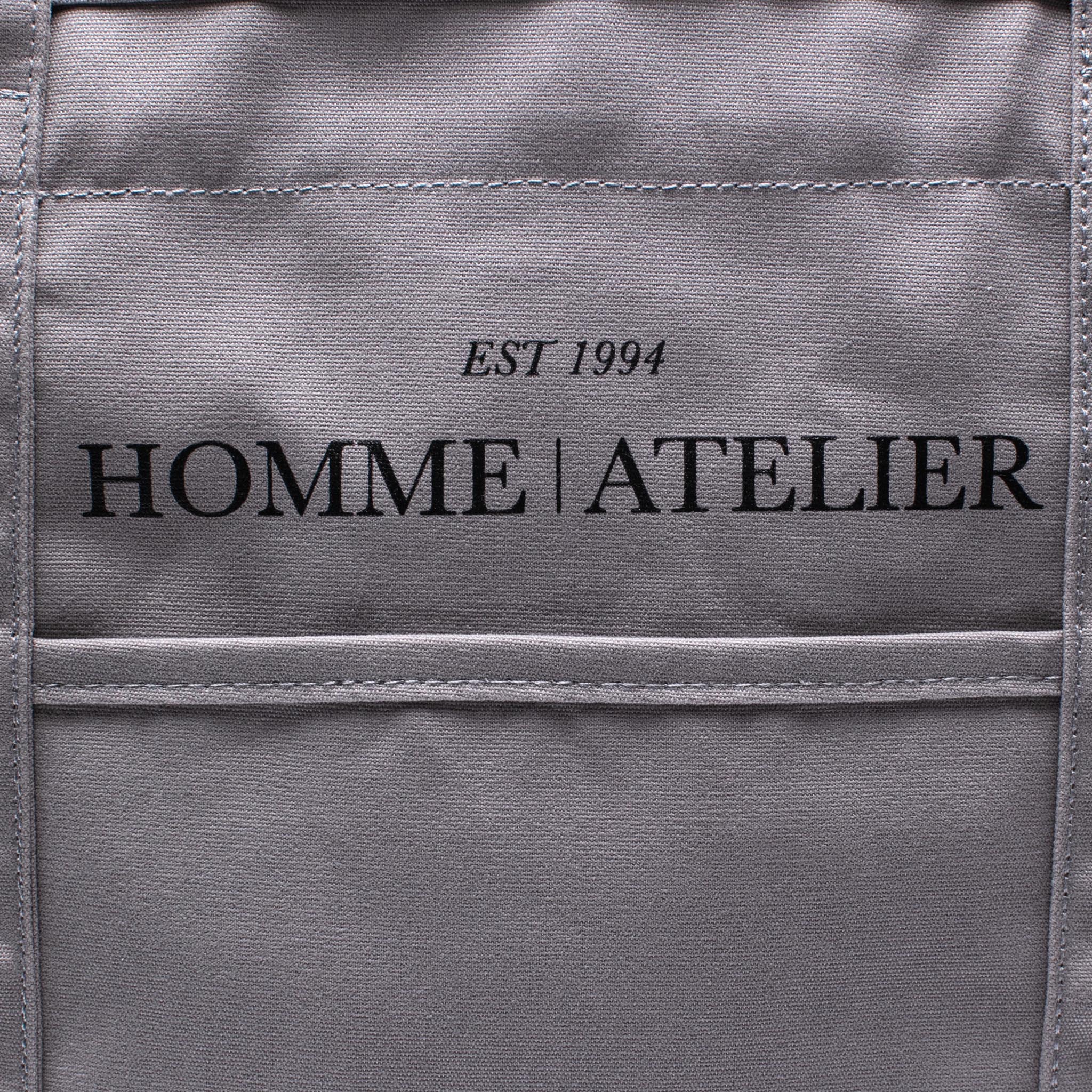 HOMME+ Homme/Atelier Canvas Tote Grey