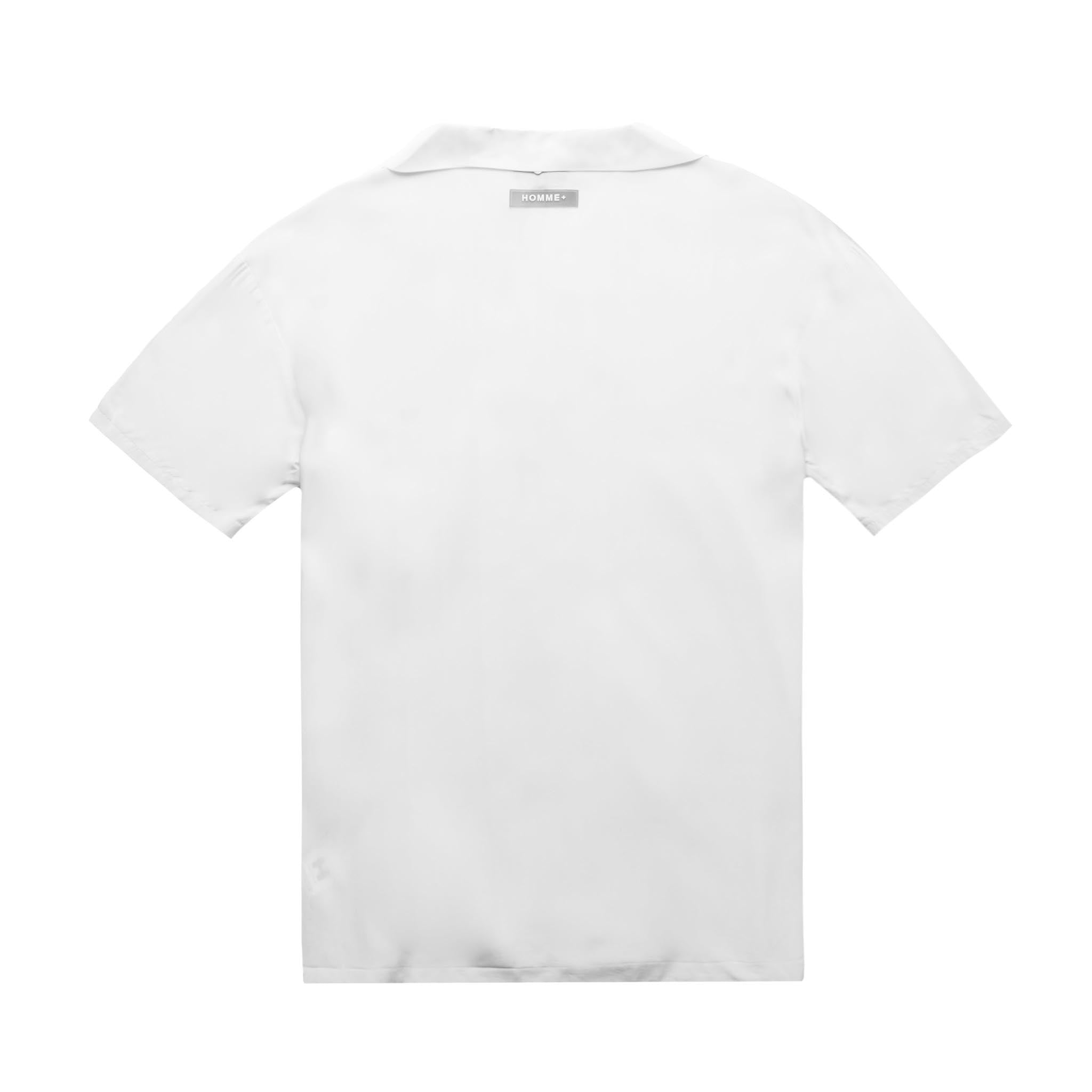 HOMME+ Camp Shirt White