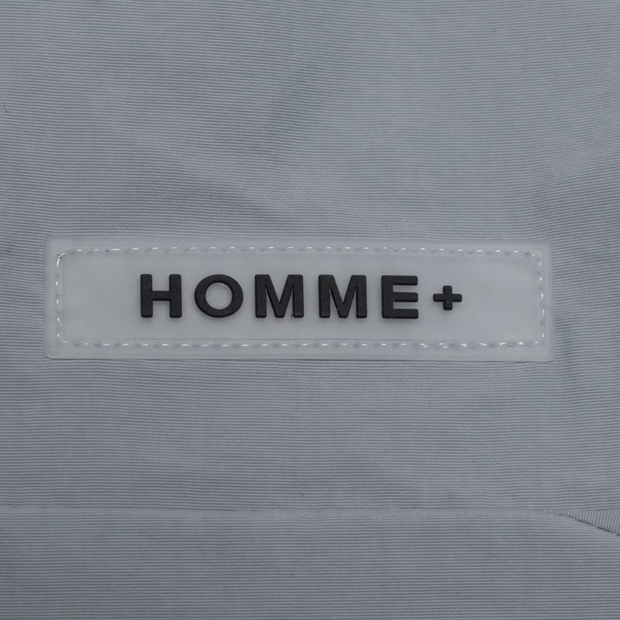 HOMME+ Cargo Pocket Bomber Jacket Grey
