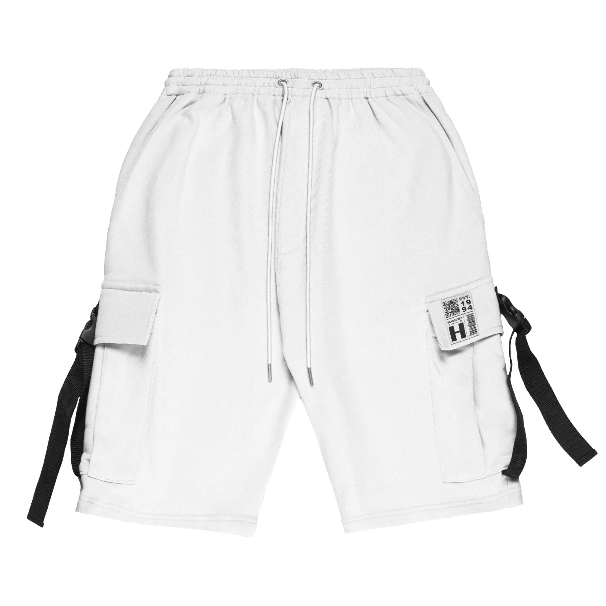 HOMME+ Cargo Shorts White