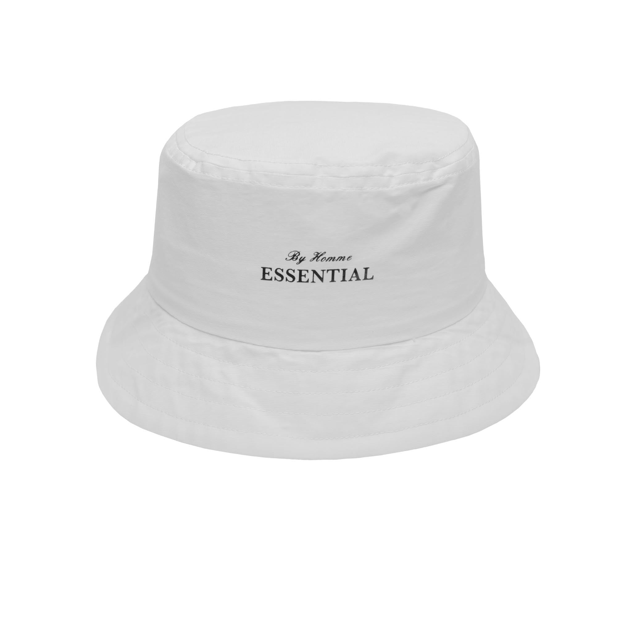 HOMME+ ESSENTIAL by Homme Bucket Hat White