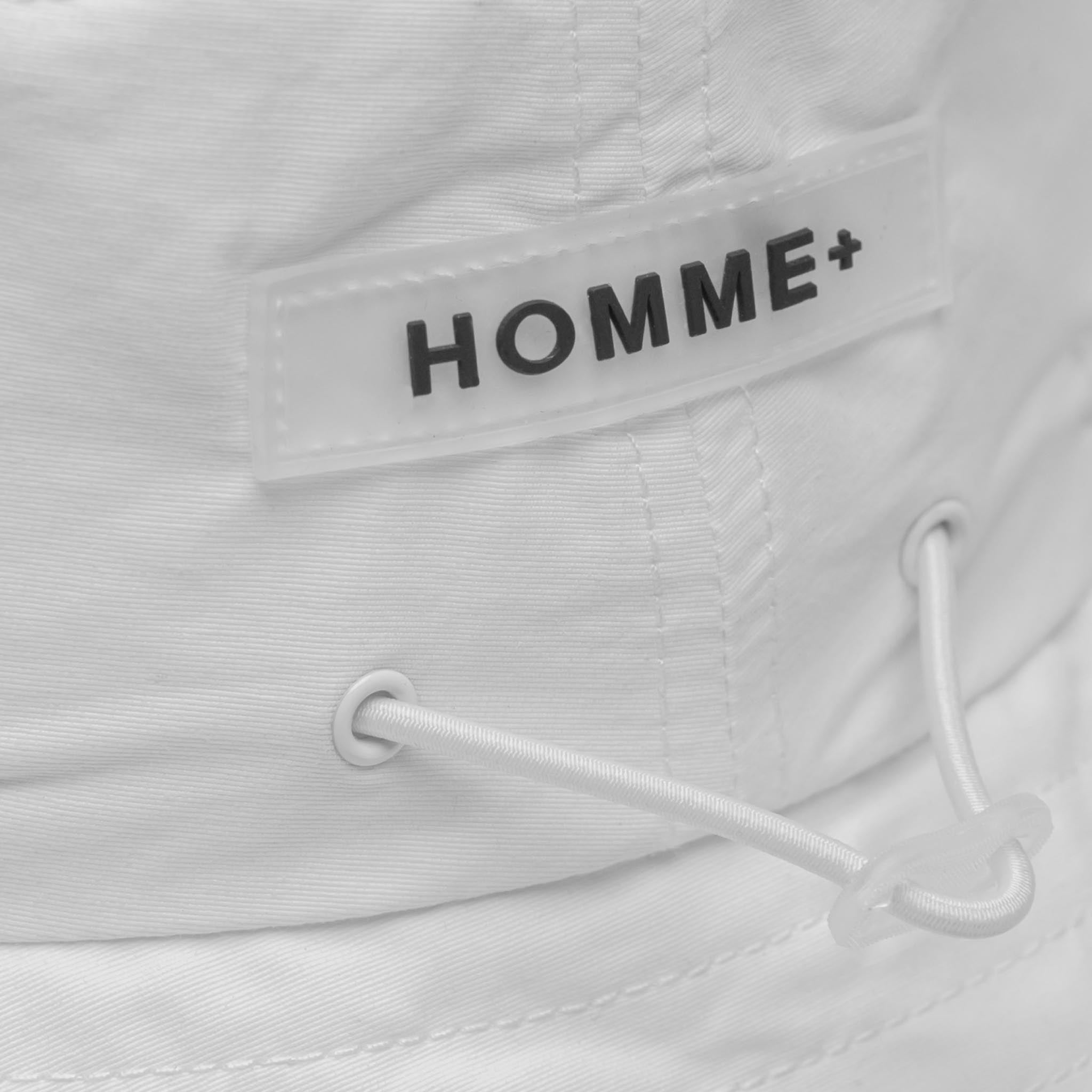 HOMME+ ESSENTIAL by Homme Bucket Hat White