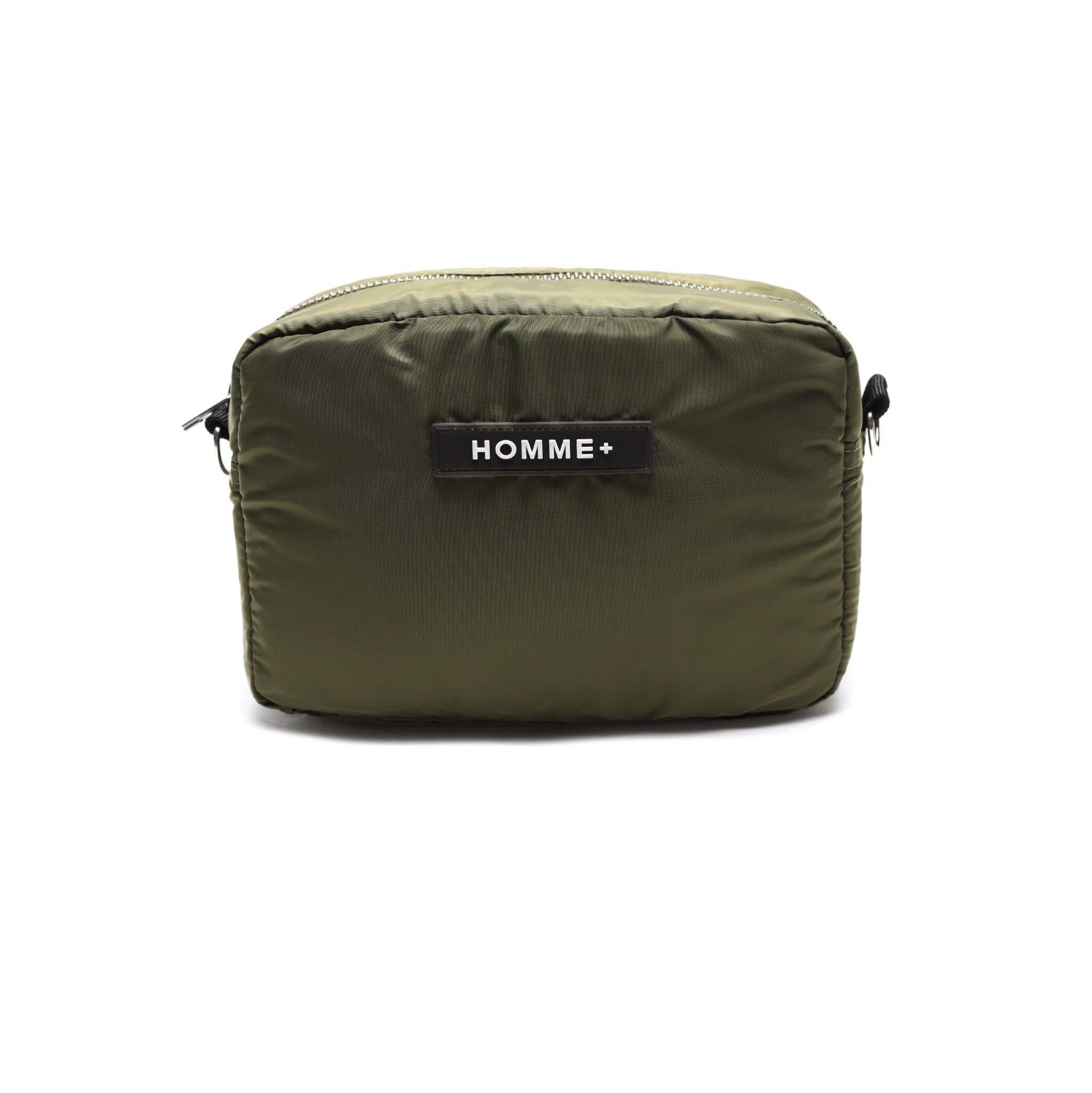 HOMME+ 'ESSENTIAL' By Homme Side Bag Olive
