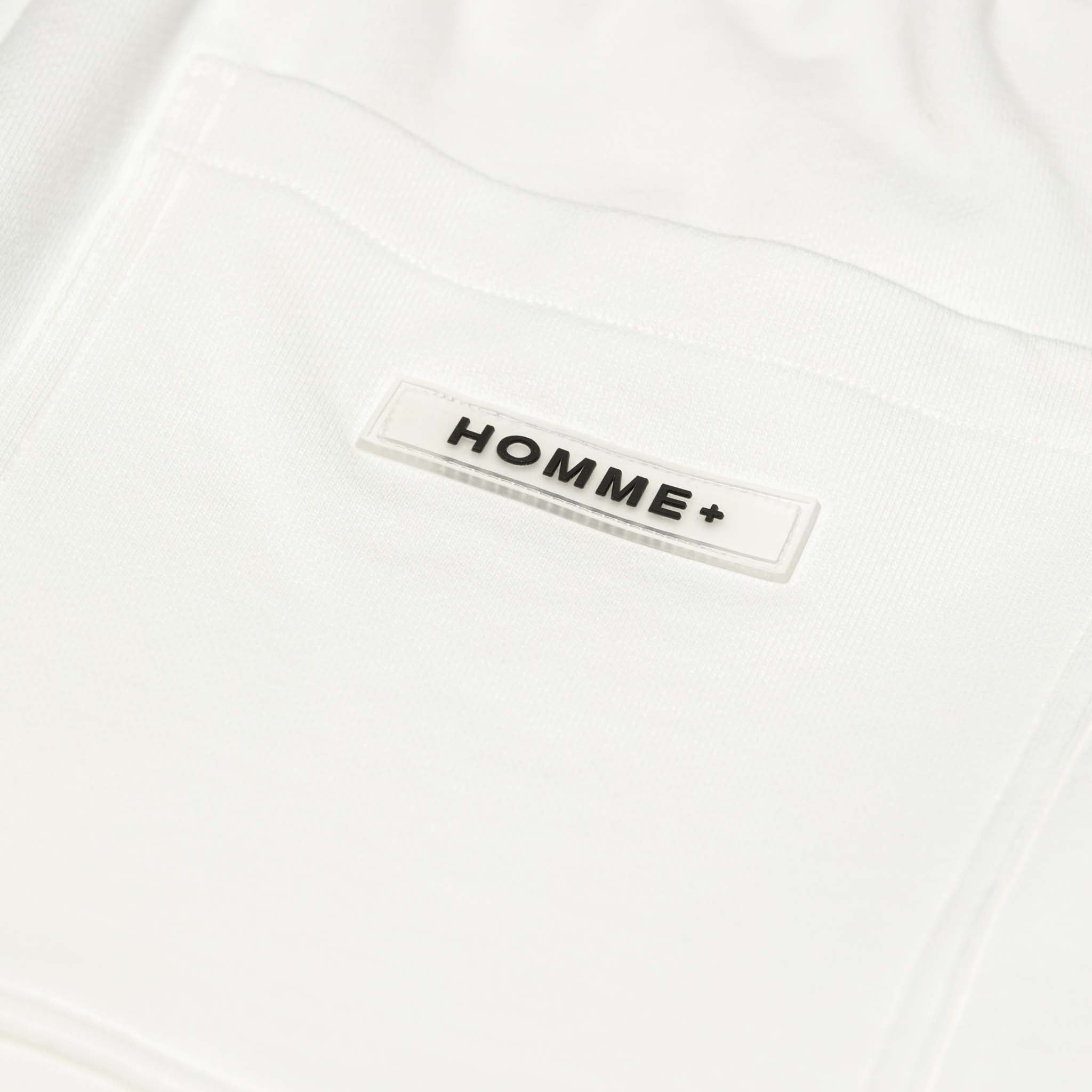 HOMME+ 'ESSENTIAL' Knit Jogger White