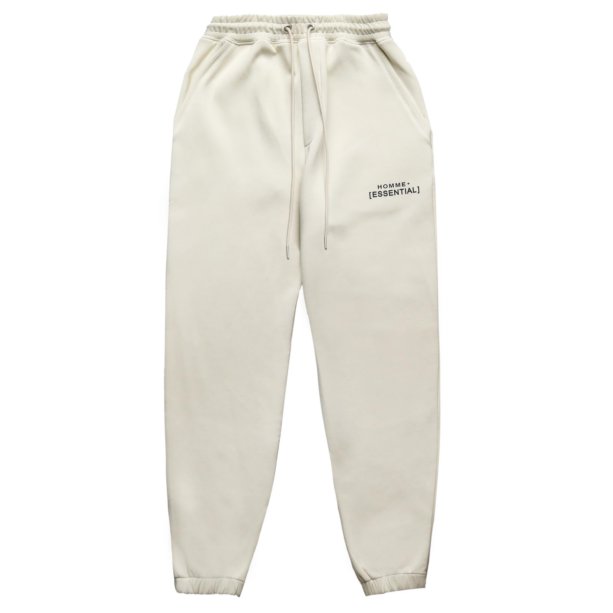 HOMME+ 'ESSENTIAL' Dropcrotch Jogger Off White