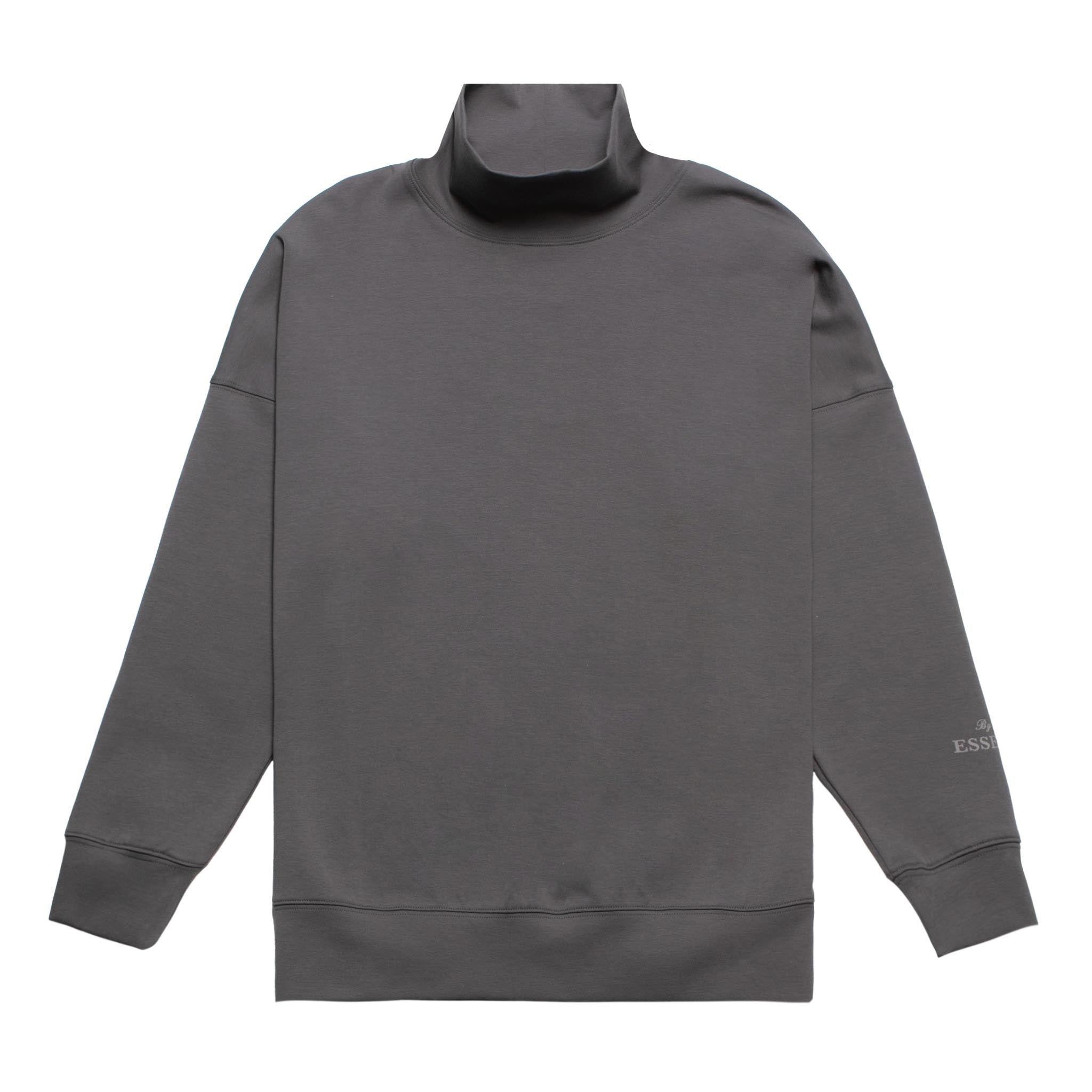 HOMME+ 'ESSENTIAL' By Homme Mockneck Charcoal