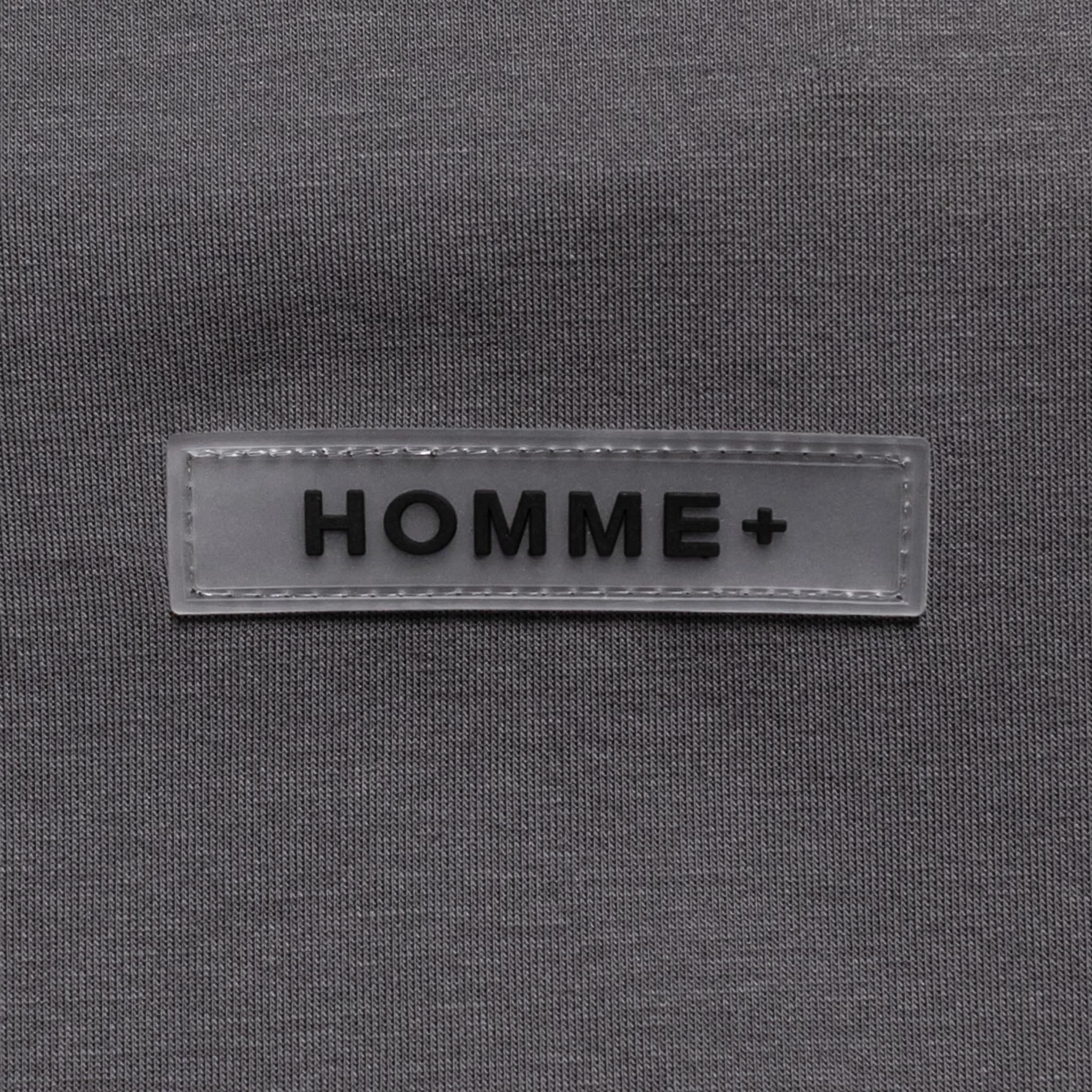 HOMME+ 'ESSENTIAL' By Homme Mockneck Charcoal