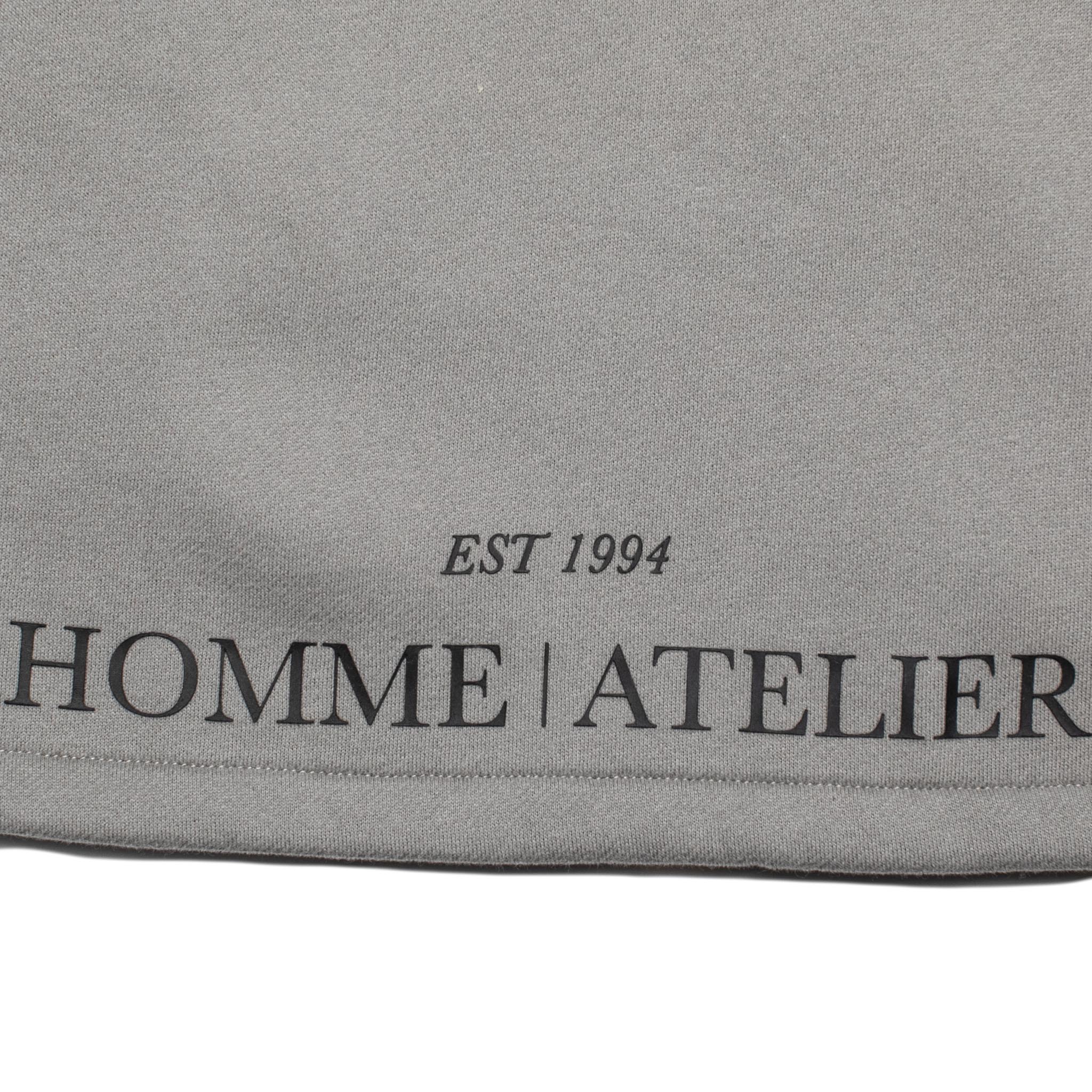 HOMME+ Hooded Fleece Vest Cement