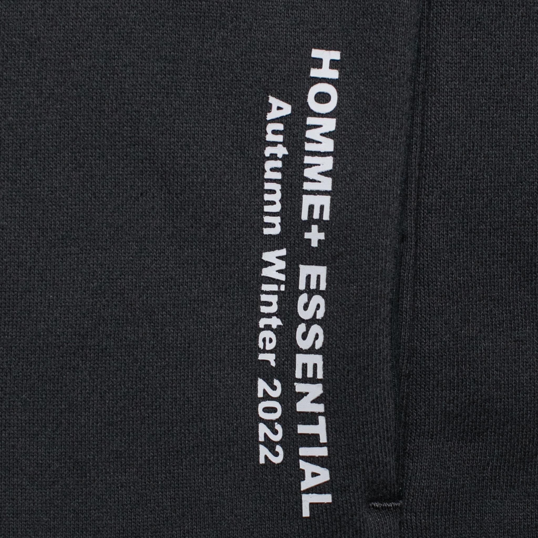 HOMME+ Hooded Fleece Vest Charcoal