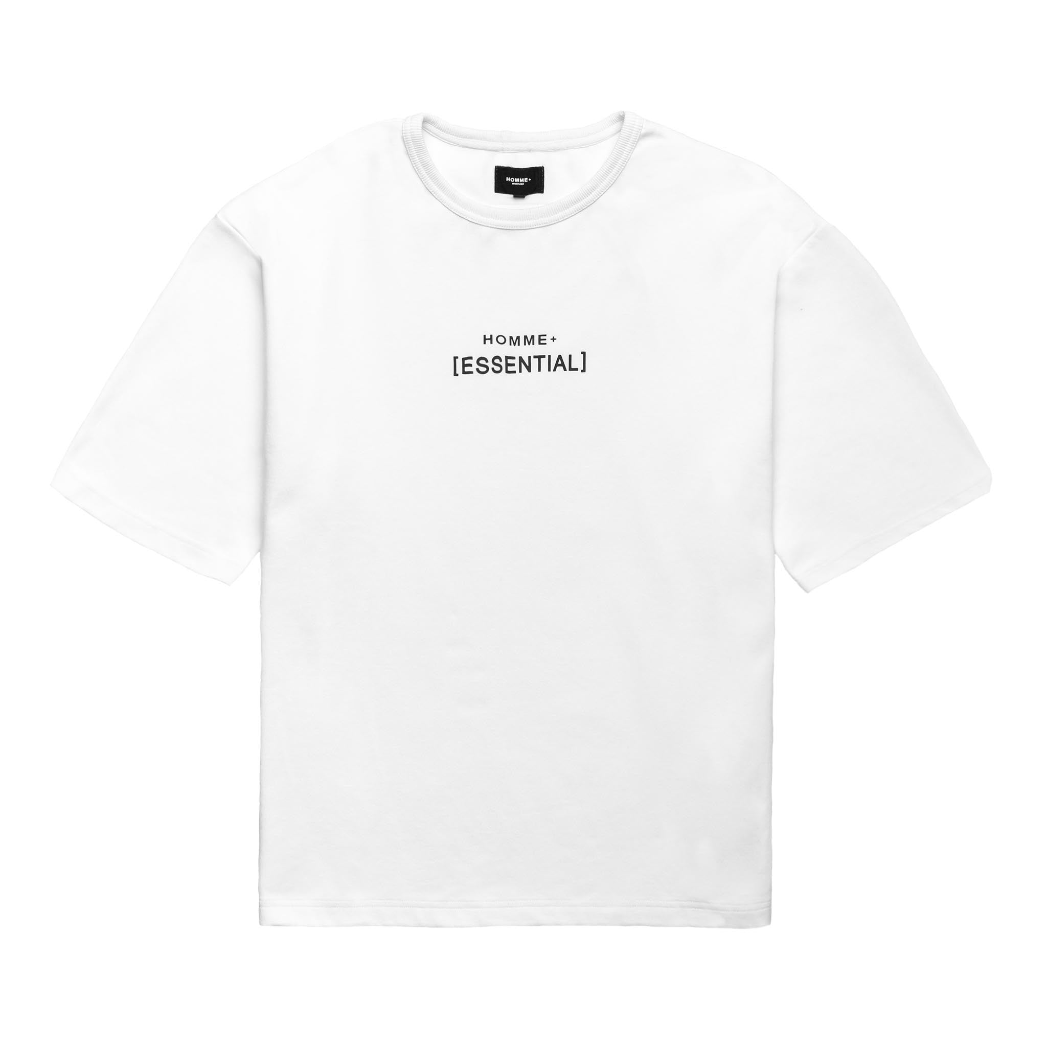 HOMME+ 'ESSENTIAL' Heavyweight Boxy Tee White