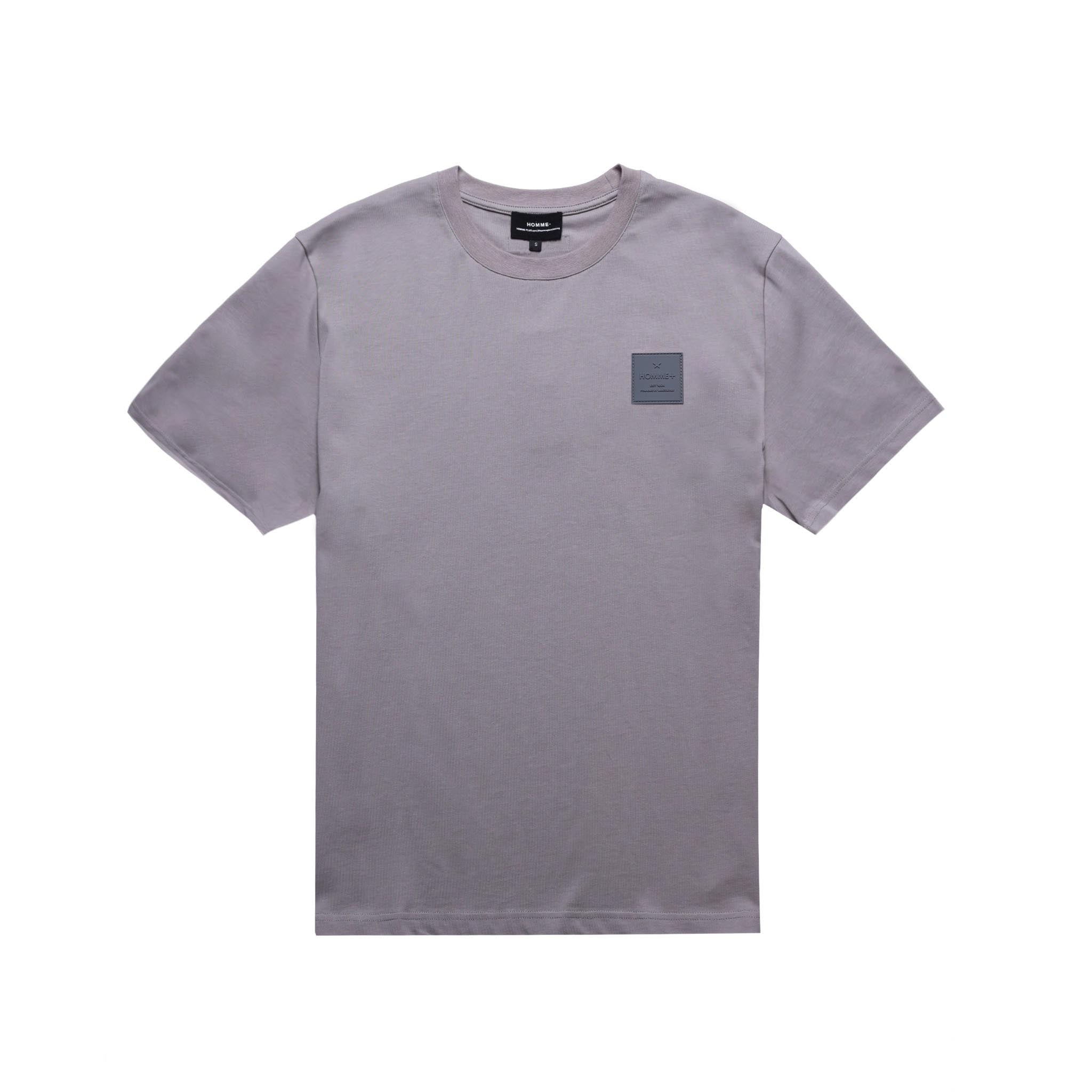 HOMME+ Jersey Patch Tee Grey