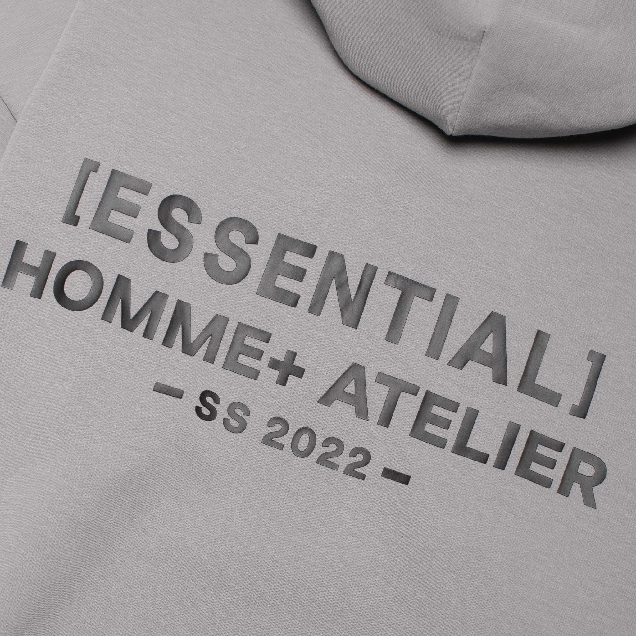 HOMME+ Lightweight 'ESSENTIAL' Hoodie Cement