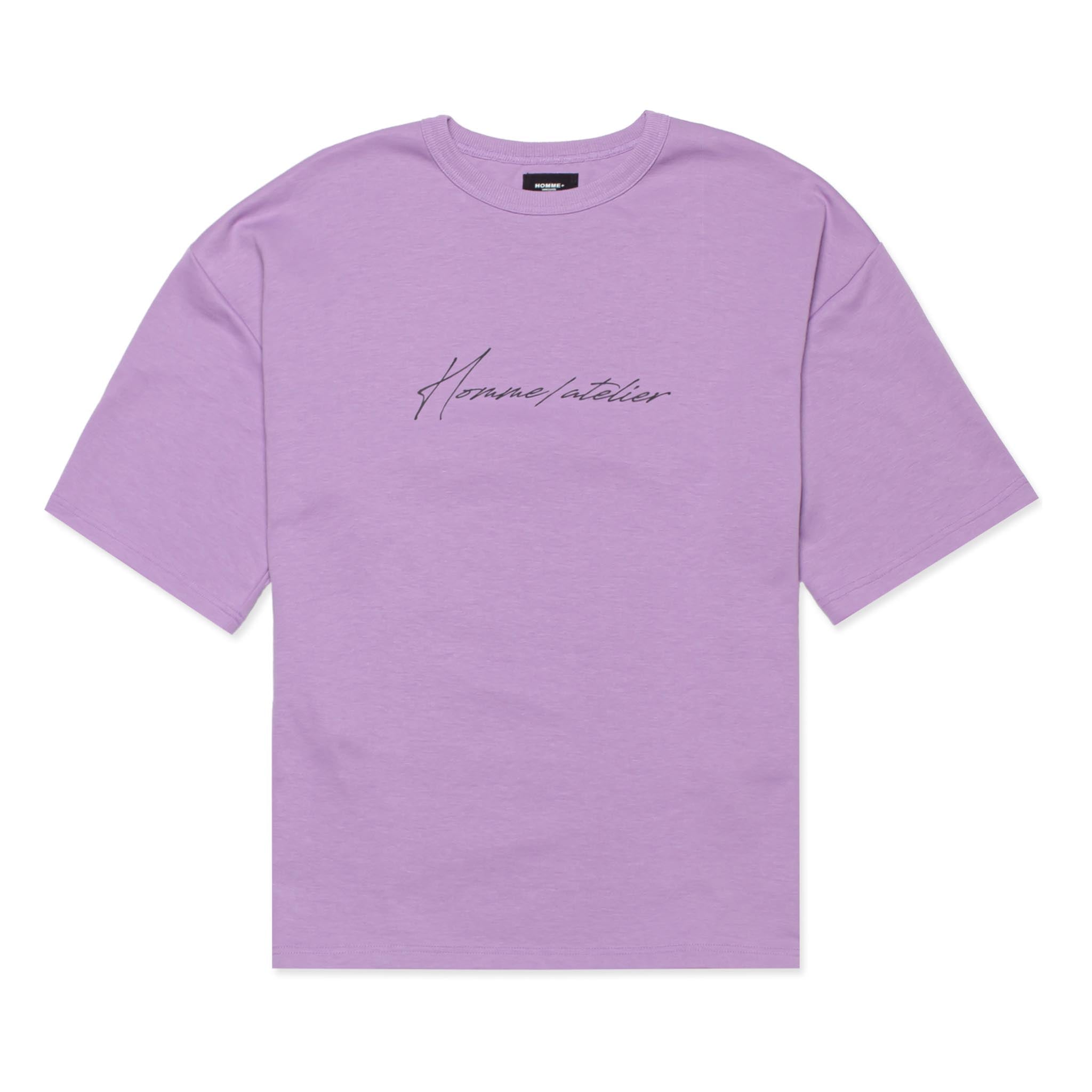 HOMME+ Atelier Heavyweight Boxy Tee Lilac