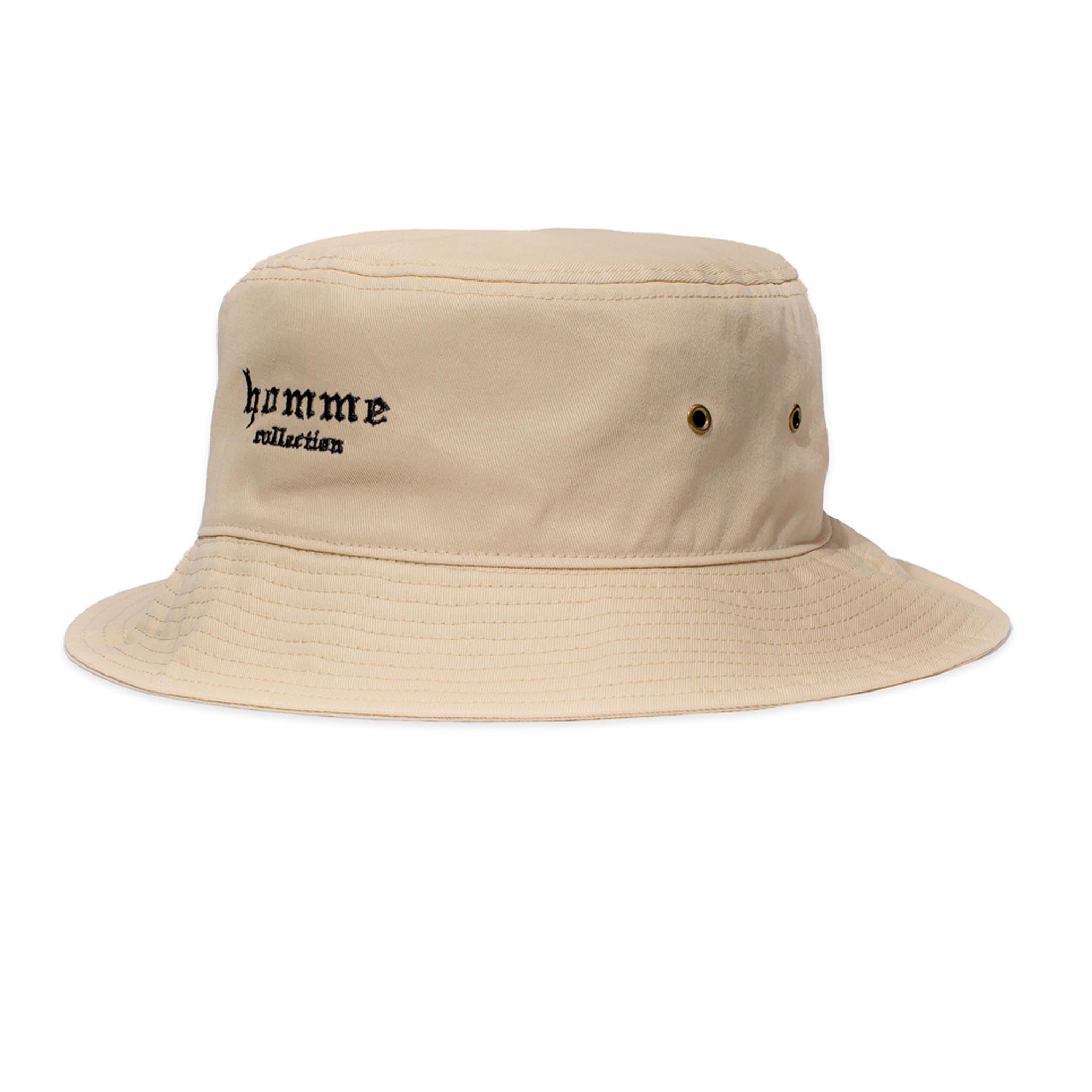 HOMME+ Collection Bucket Hat Beige