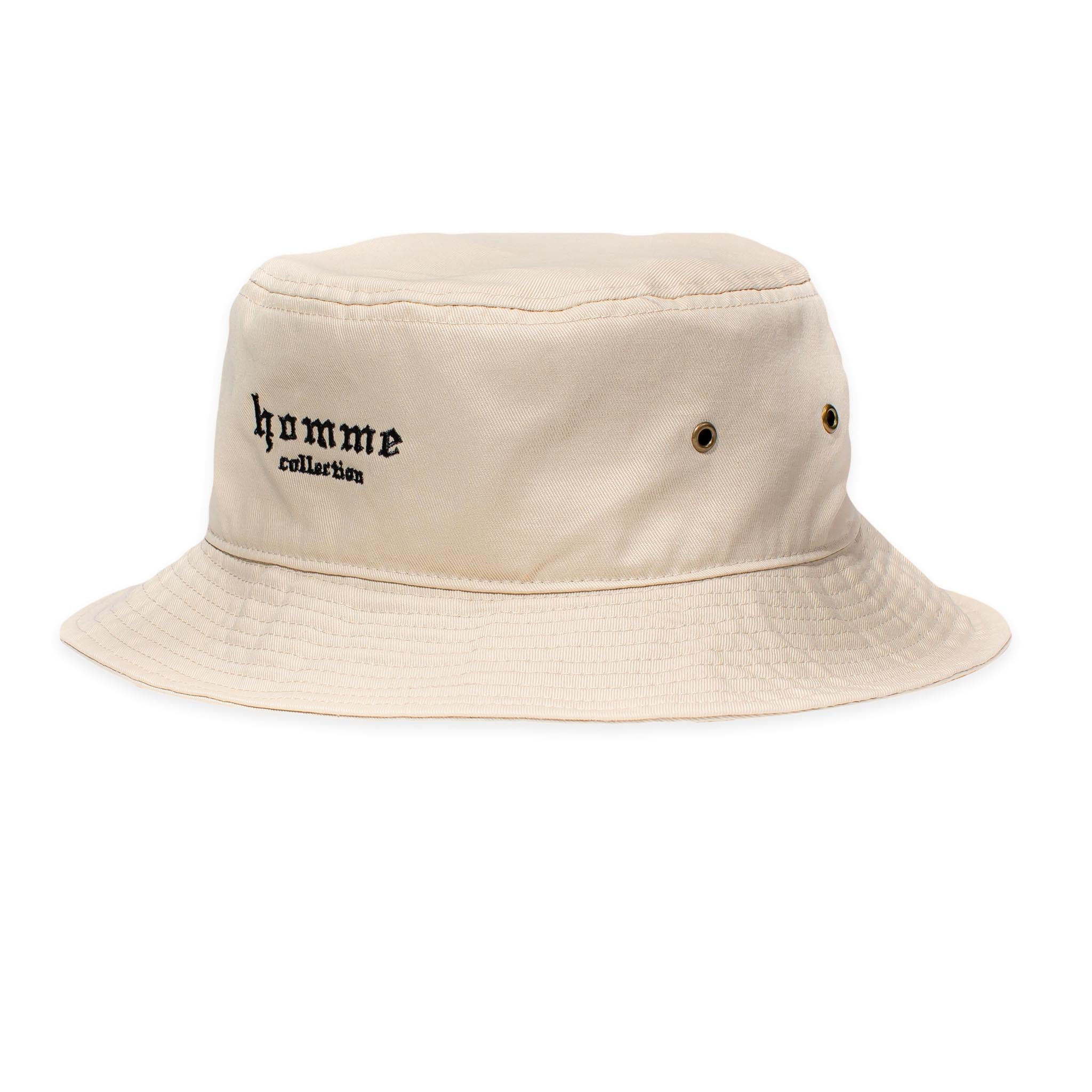 HOMME+ Collection Bucket Hat Light Beige
