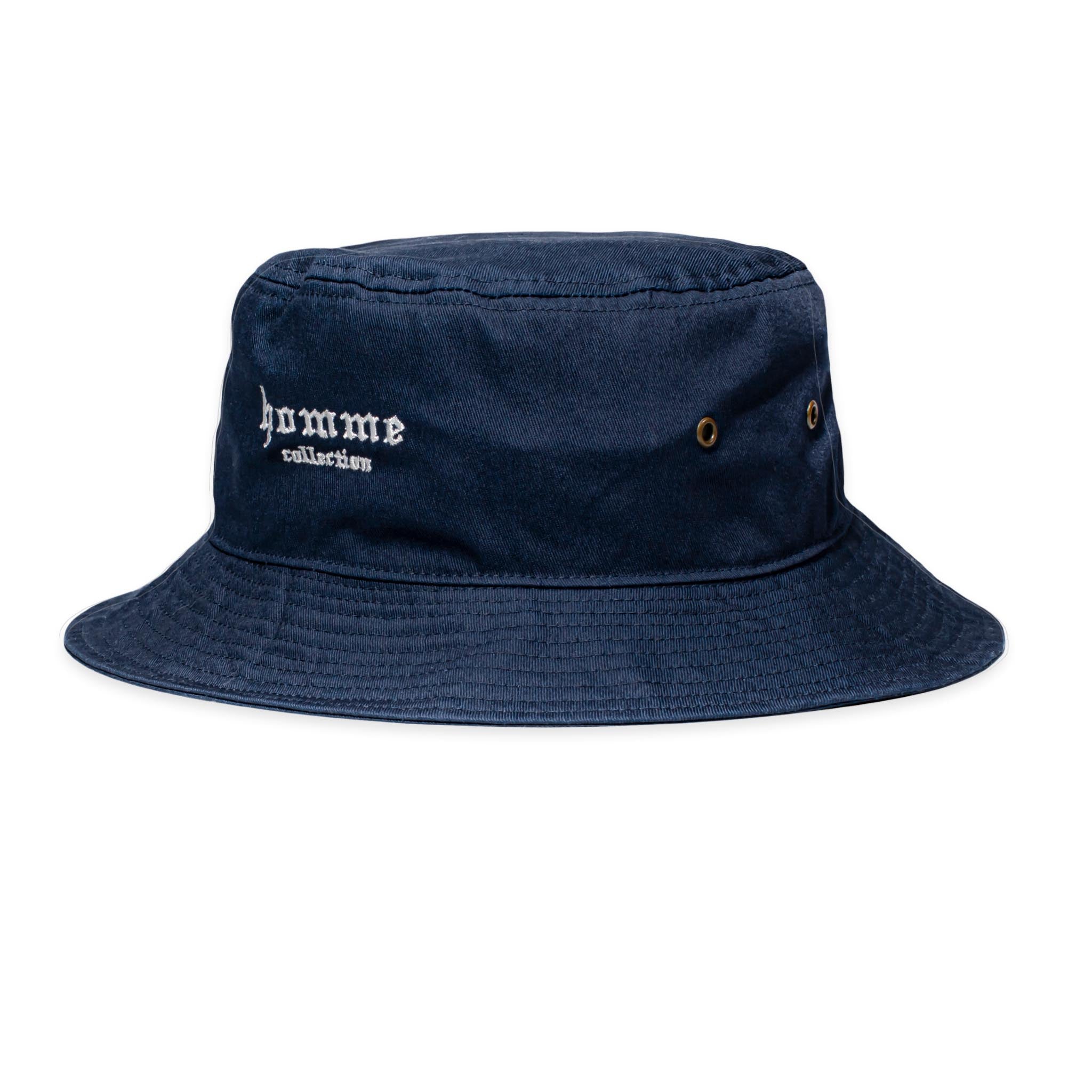 HOMME+ Collection Bucket Hat Navy
