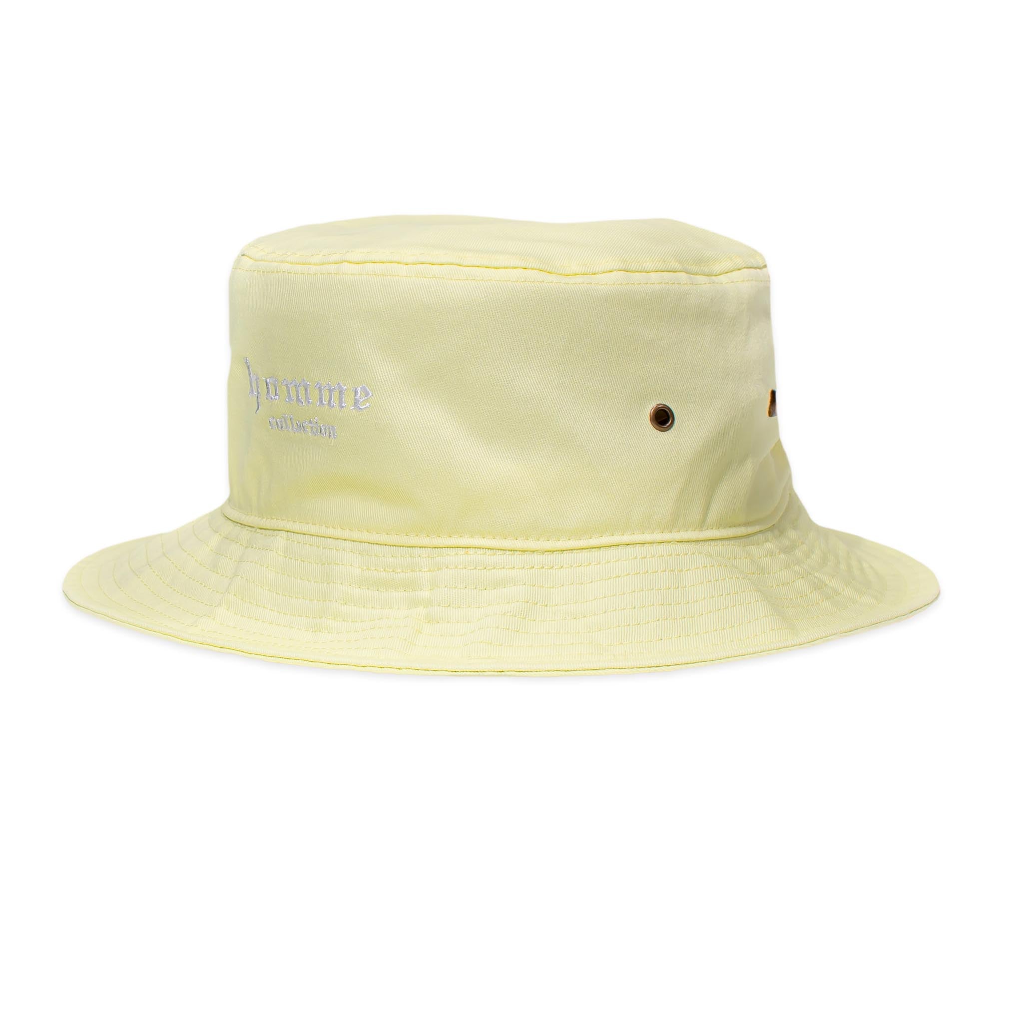 HOMME+ Collection Bucket Hat Light Yellow