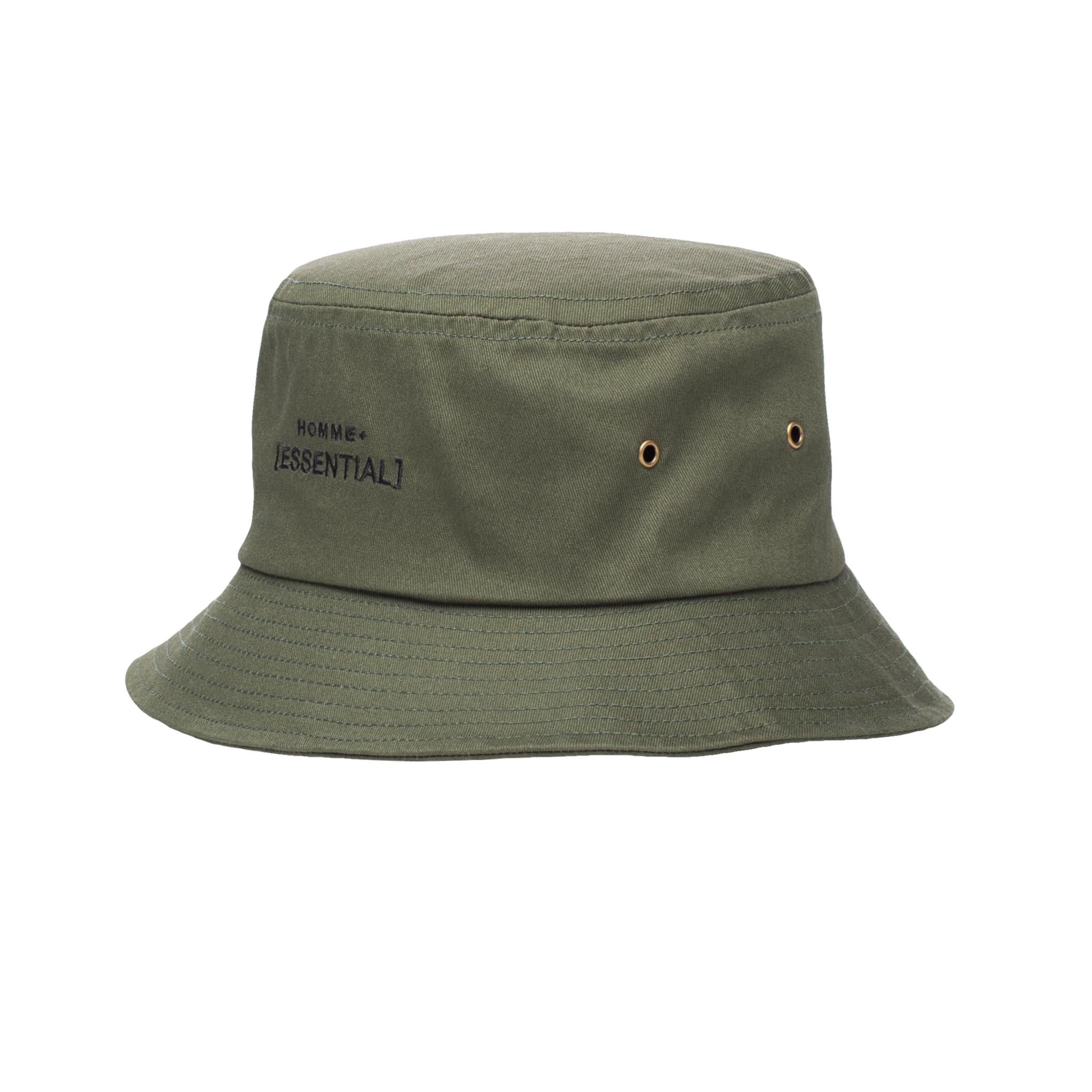 HOMME+ ESSENTIAL Bucket Hat Army